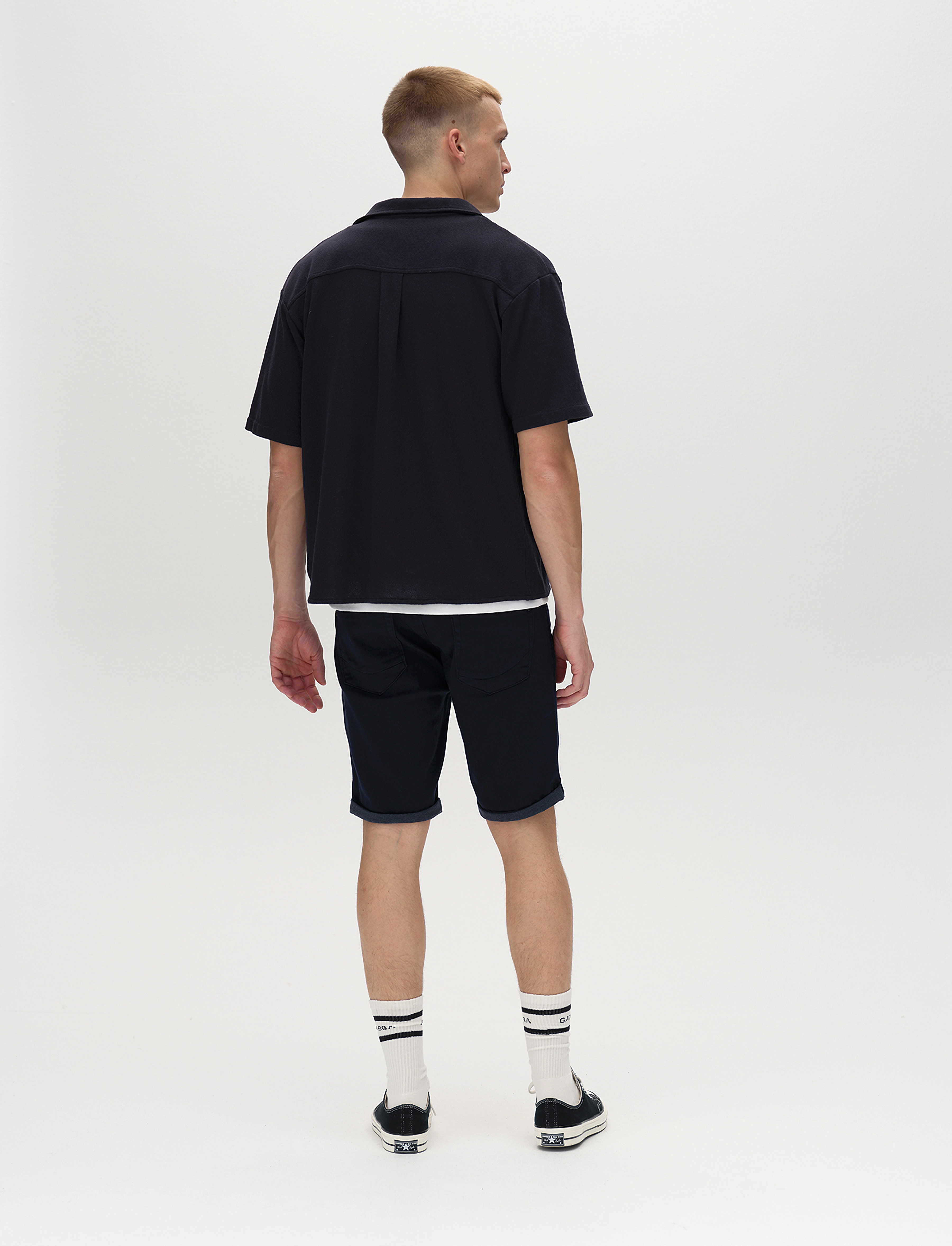 Gabba - GABjason K3995 SANZA Shorts - jorts - navy - 4