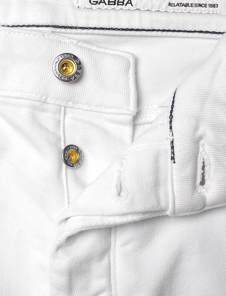 Gabba - GABjason K3995 SANZA Shorts - jeansshorts - snow white - 3
