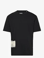 Gabba - Nigel Boxy Peak Print SS - laisvalaikio marškinėliai - black - 0