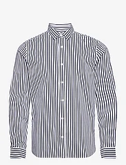 Gabba - York Wert - casual overhemden - navy stripe - 0