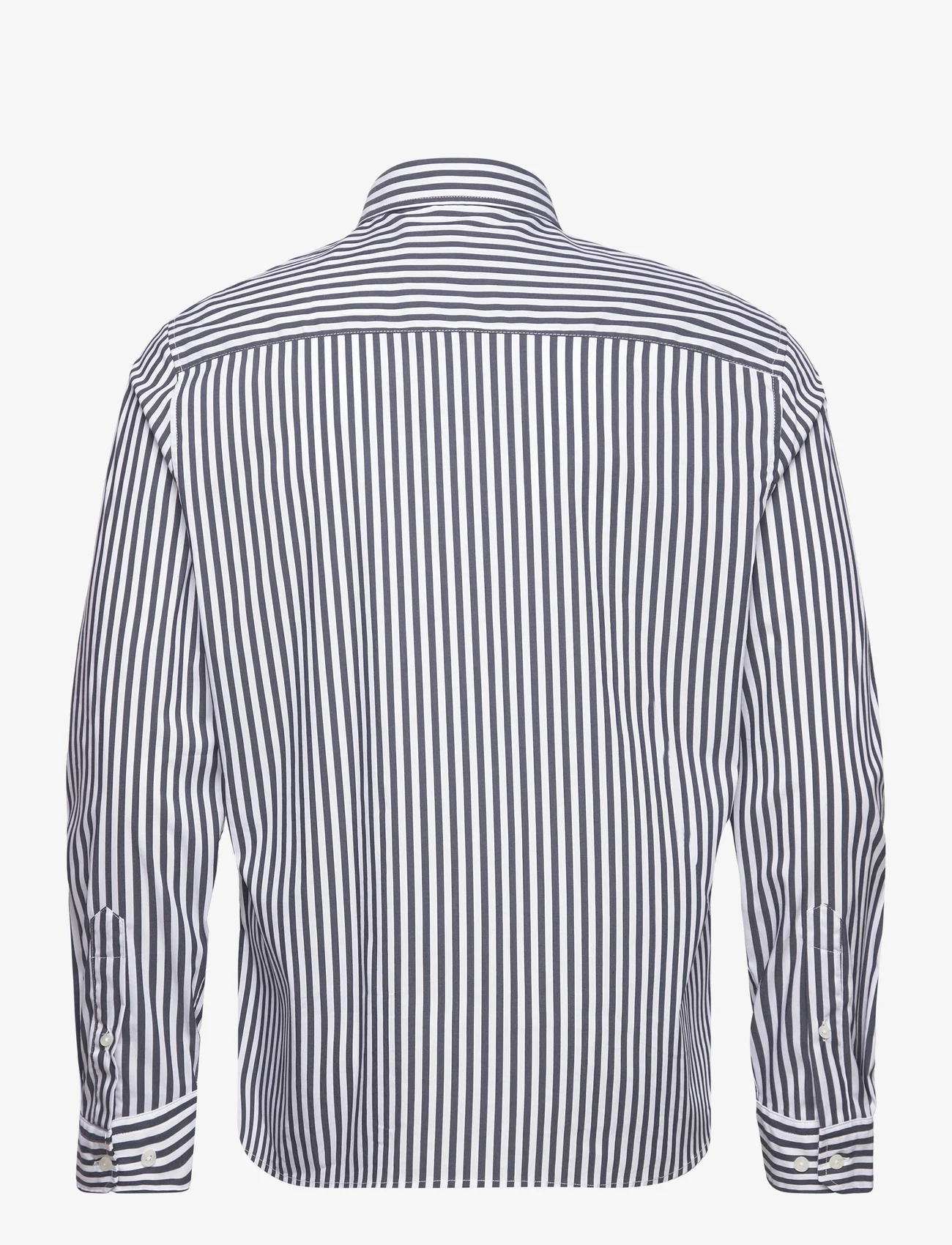 Gabba - York Wert - casual overhemden - navy stripe - 1