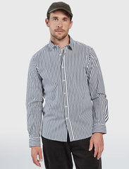 Gabba - York Wert - casual skjortor - navy stripe - 3