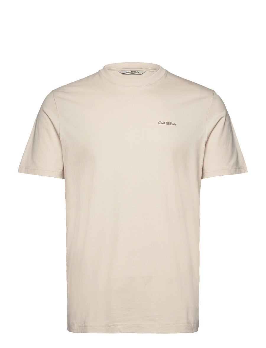 Gabba - GABdune Logo GOTS SS T-Shirt - krótki rękaw - birch - 1