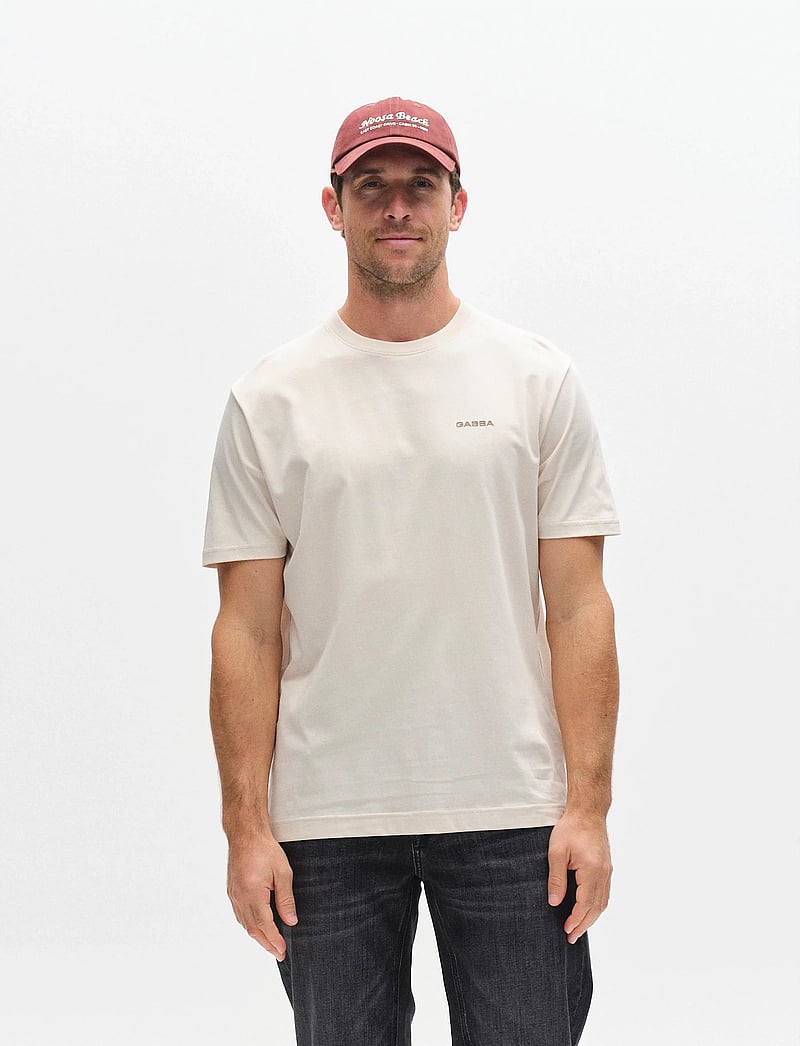 Gabba - GABdune Logo SS GOTS - t-shirts - birch - 0