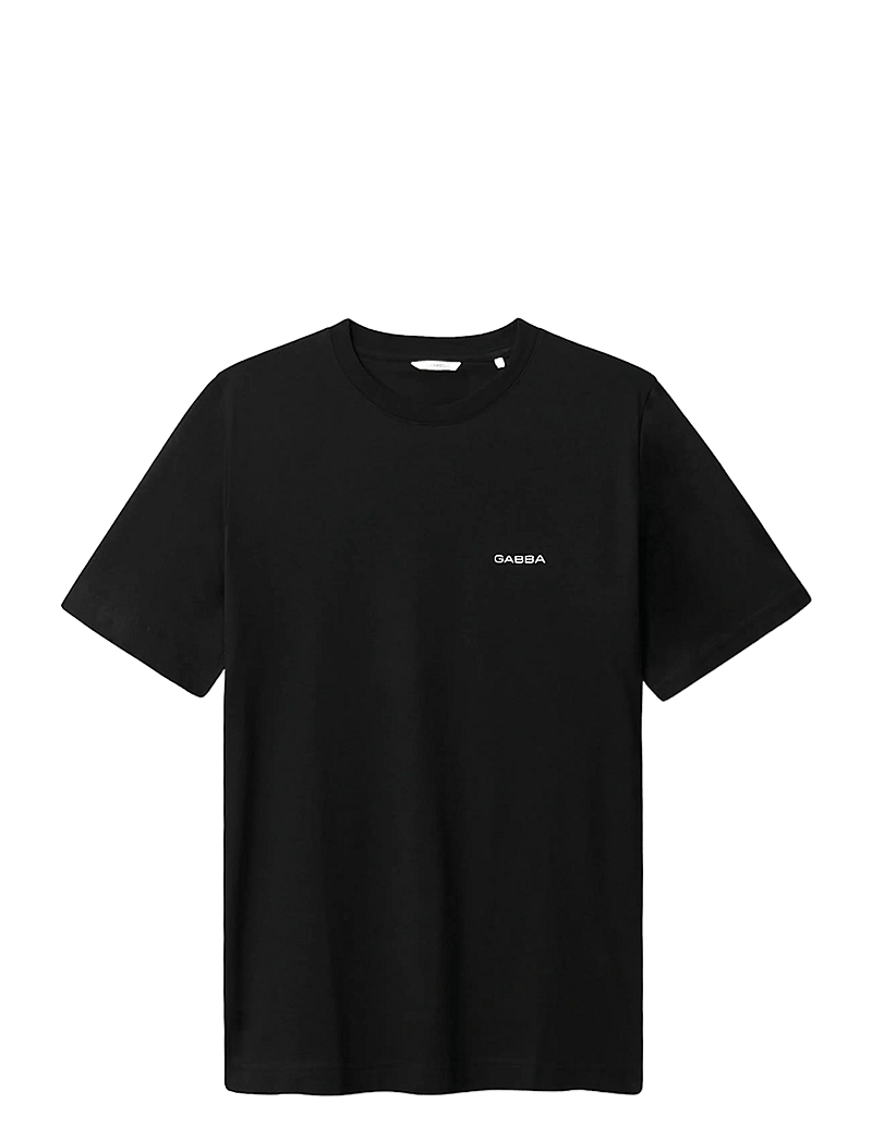 Gabba - GABdune Logo GOTS SS T-Shirt - kortærmede t-shirts - black - 1