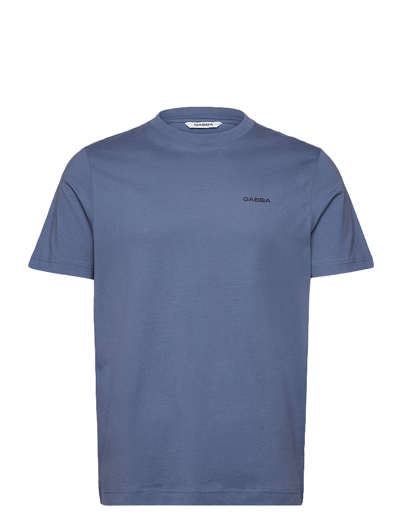 Gabba - Dune Logo SS GOTS - kortärmade t-shirts - blue horizon - 1