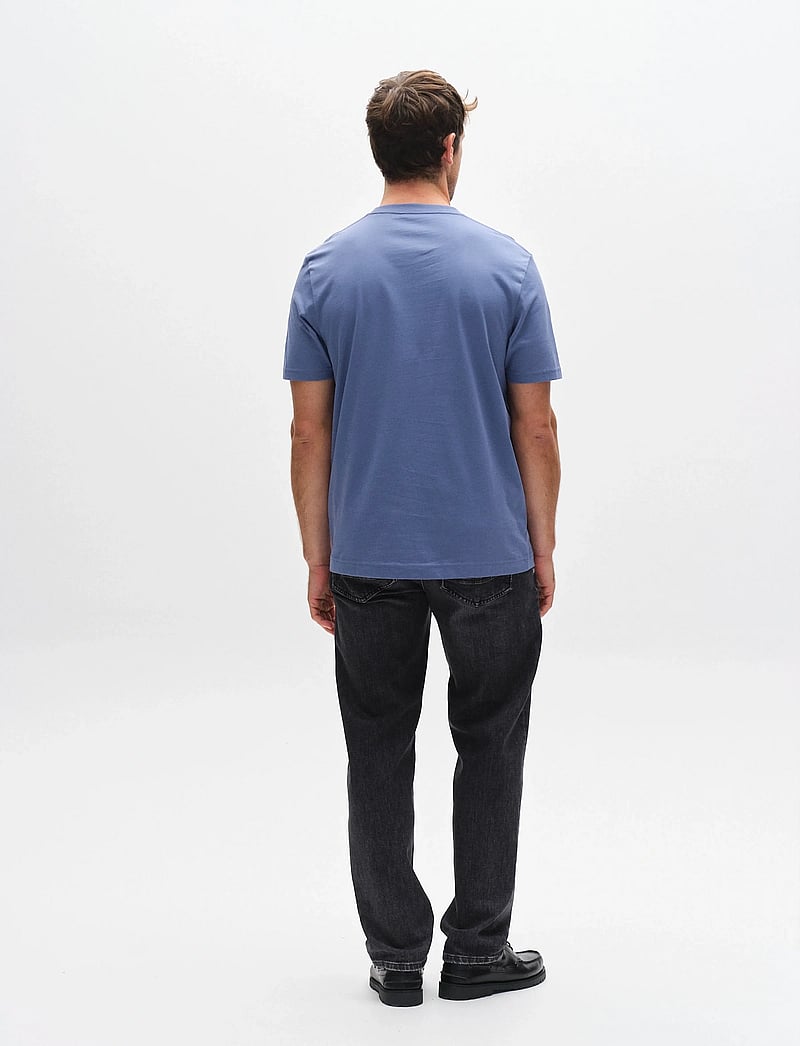 Gabba - Dune Logo SS GOTS - kortärmade t-shirts - blue horizon - 4