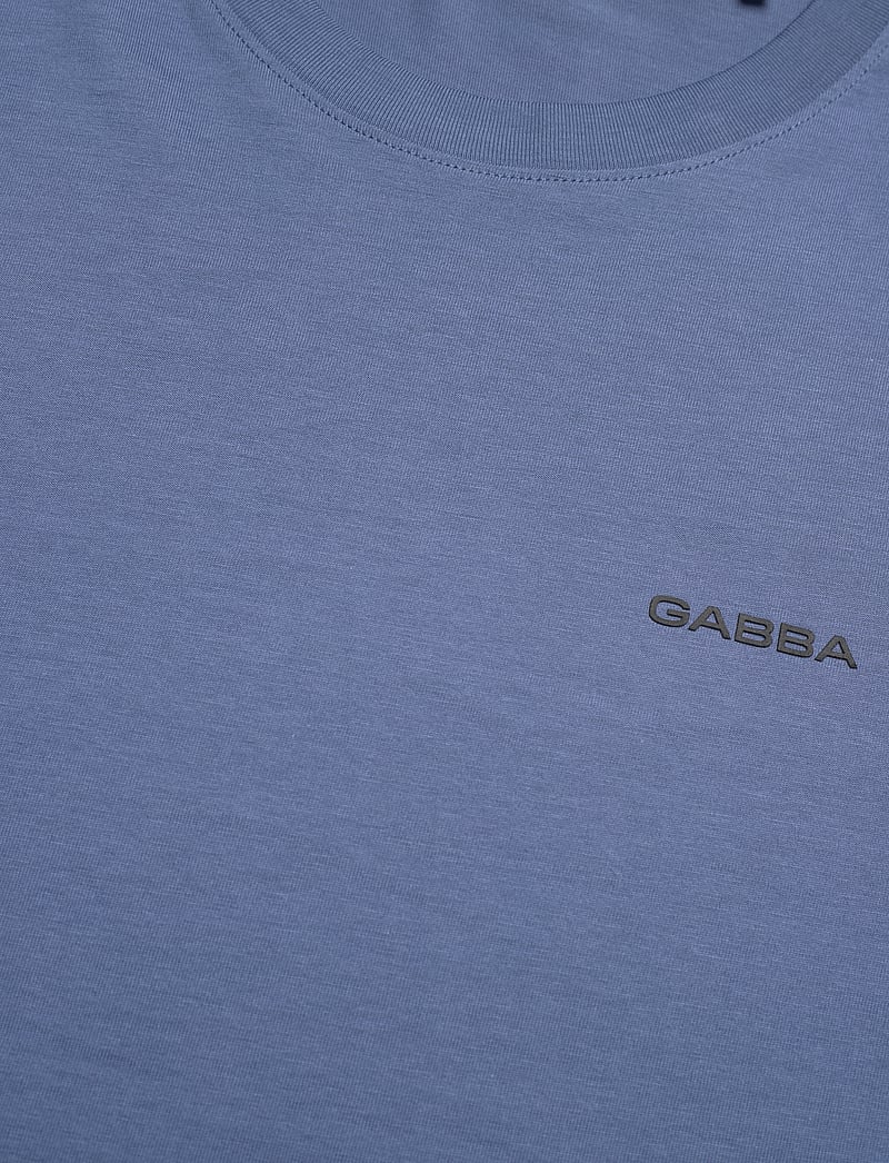 Gabba - Dune Logo SS GOTS - kortärmade t-shirts - blue horizon - 5