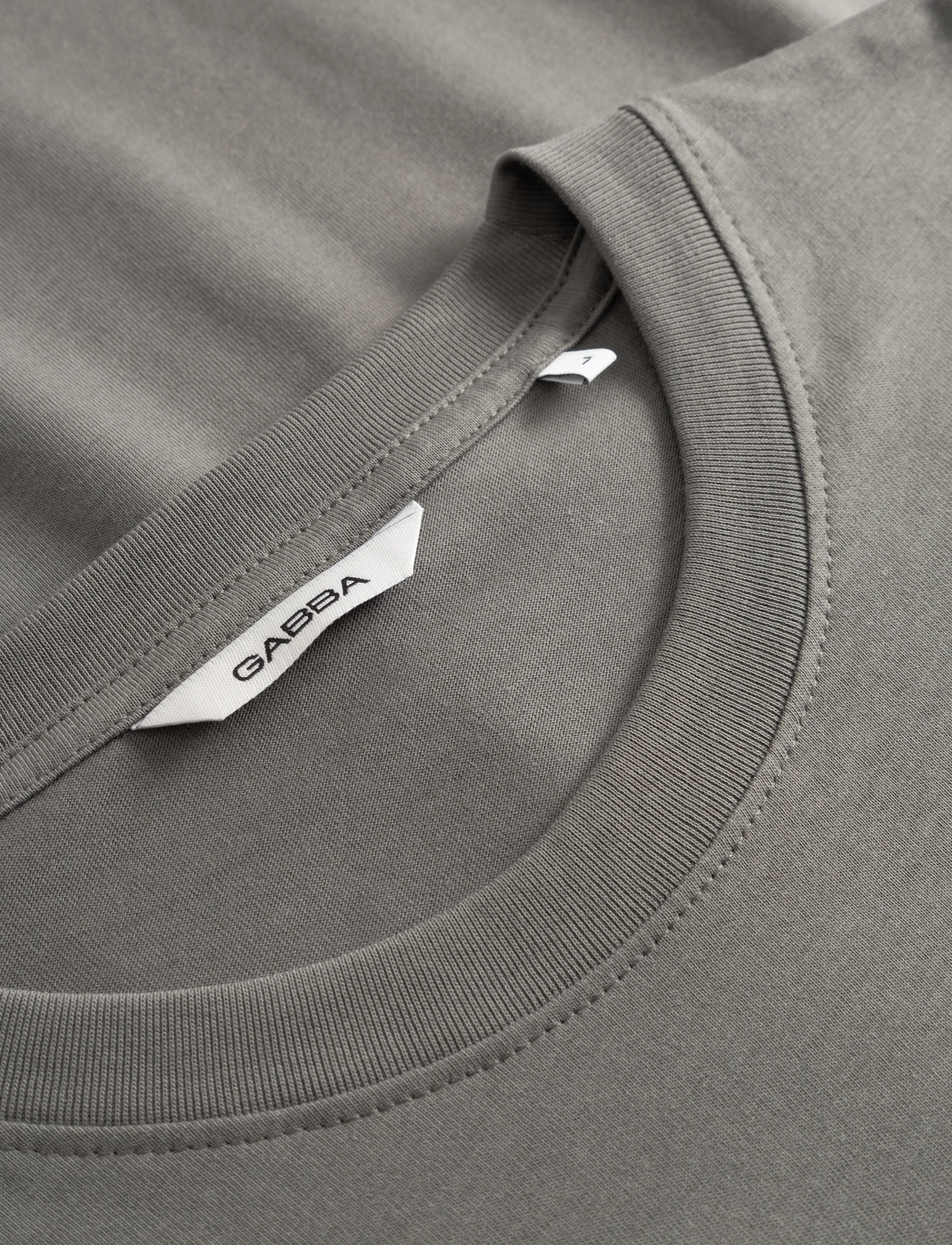 Gabba - GABdune Logo GOTS SS T-Shirt - t-krekli ar īsām piedurknēm - castor gray - 5