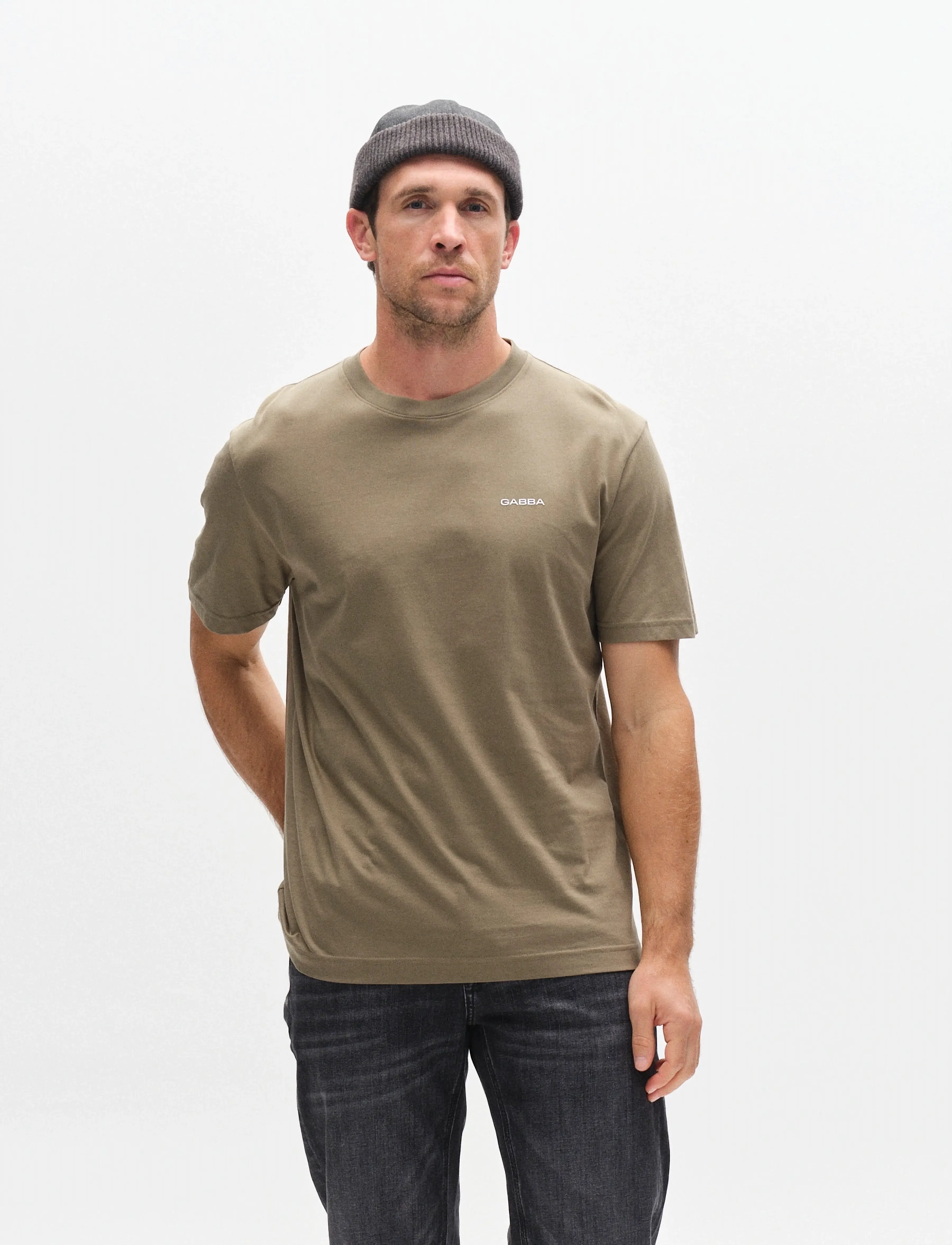 Gabba GABdune Logo SS GOTS - Gabba - DEEP LICHEN GREEN / green