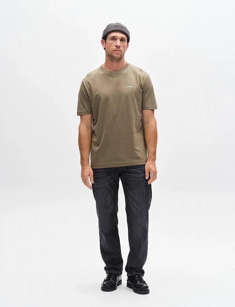 Gabba - GABdune Logo GOTS SS T-Shirt - short-sleeved t-shirts - deep lichen green - 3