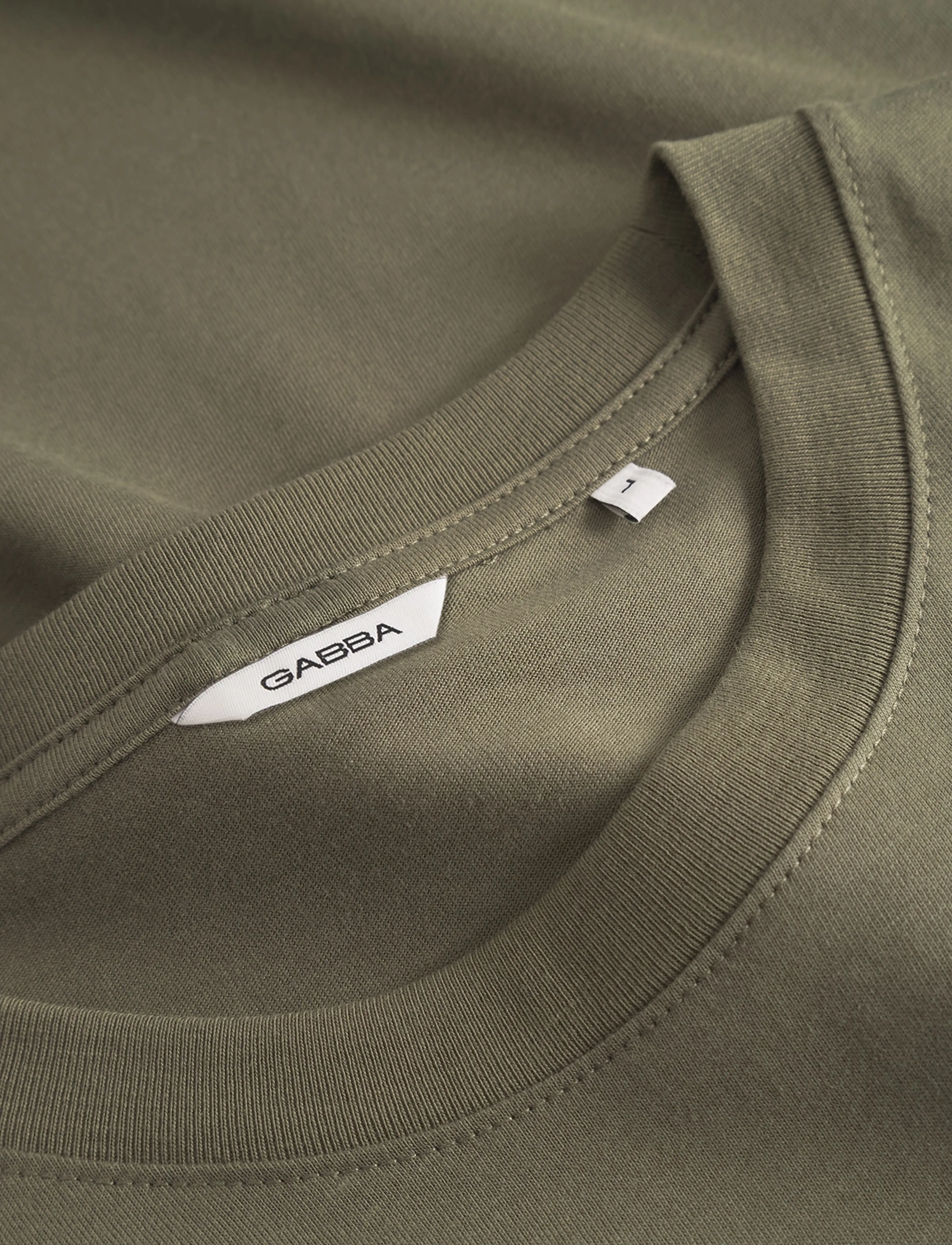 Gabba - GABdune Logo GOTS SS T-Shirt - short-sleeved t-shirts - deep lichen green - 5