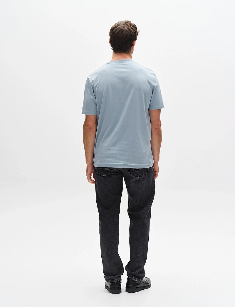 Gabba - Dune Logo SS GOTS - kortärmade t-shirts - light blue - 4