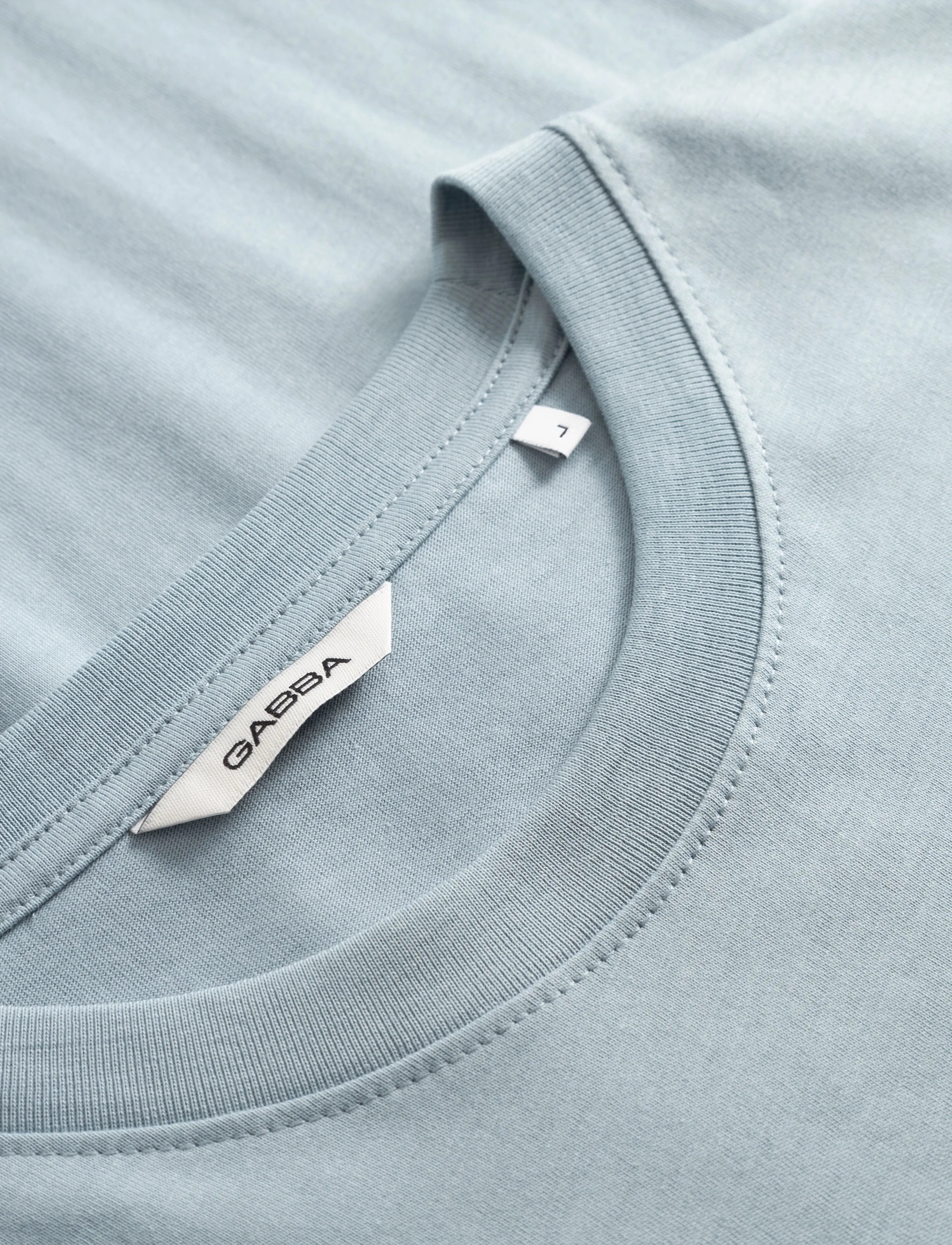 Gabba - GABdune Logo GOTS SS T-Shirt - short-sleeved t-shirts - light blue - 5