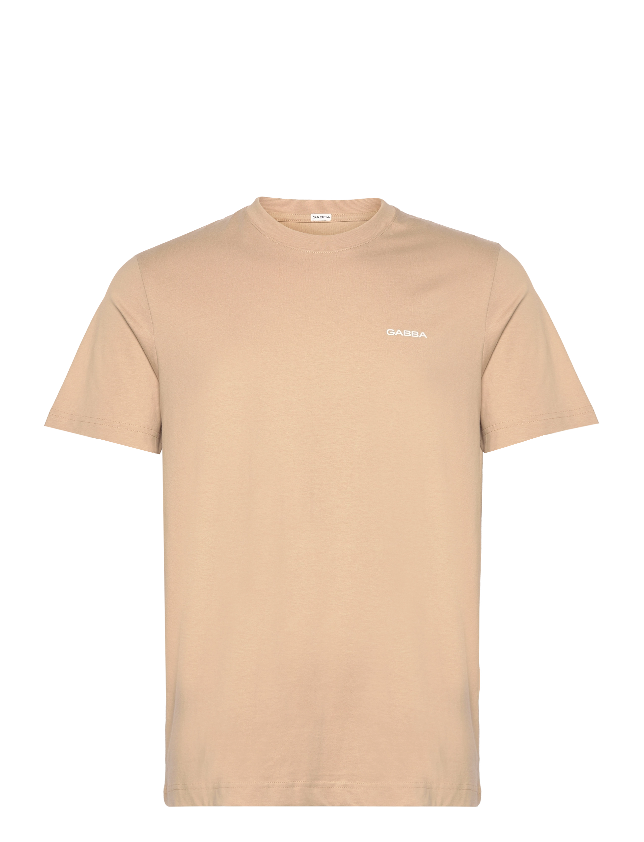 Gabba GABdune Logo GOTS SS T-Shirt - Gabba - SAFARI / cream