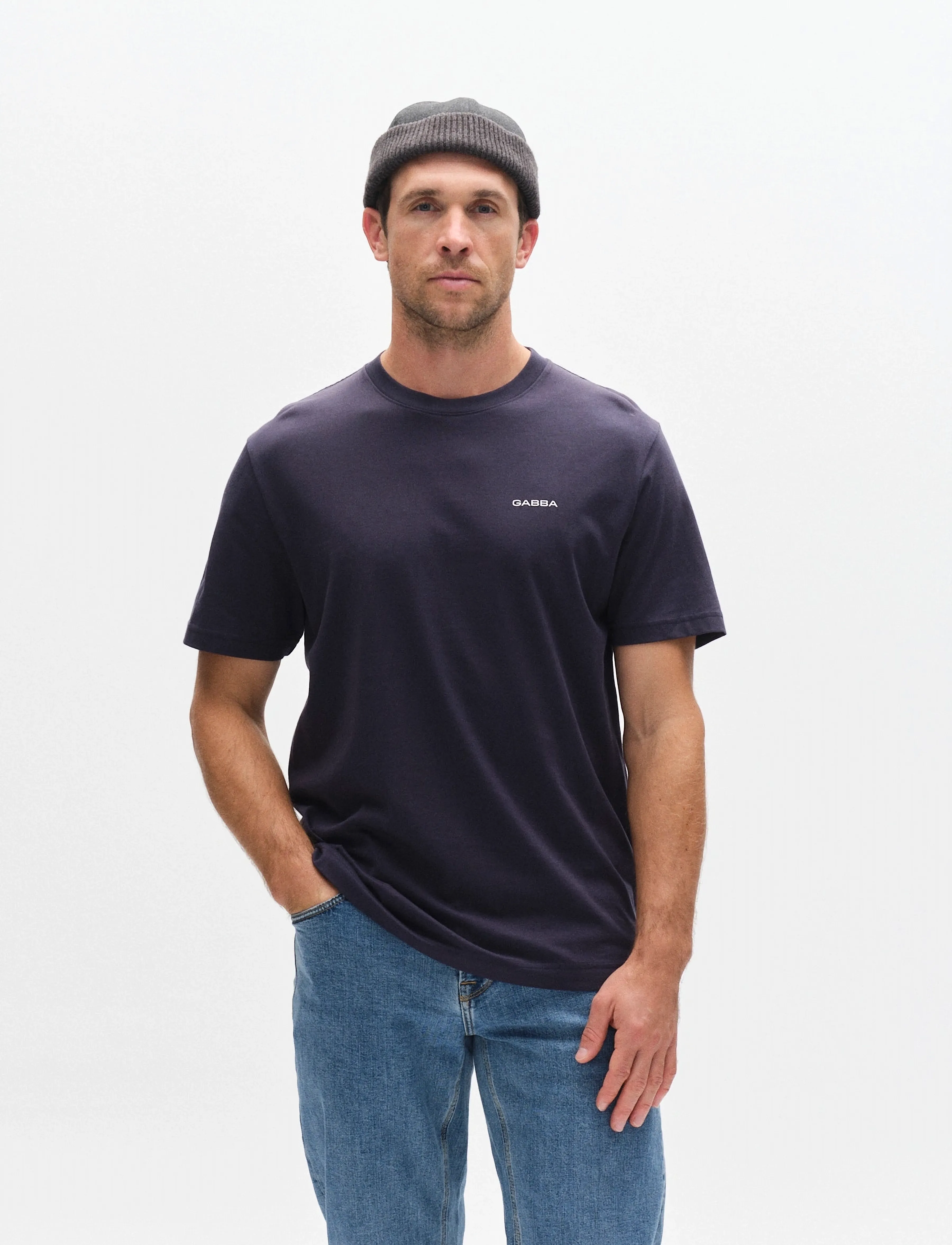 Gabba GABdune Logo SS GOTS - Clothing - TOTAL ECLIPSE / navy