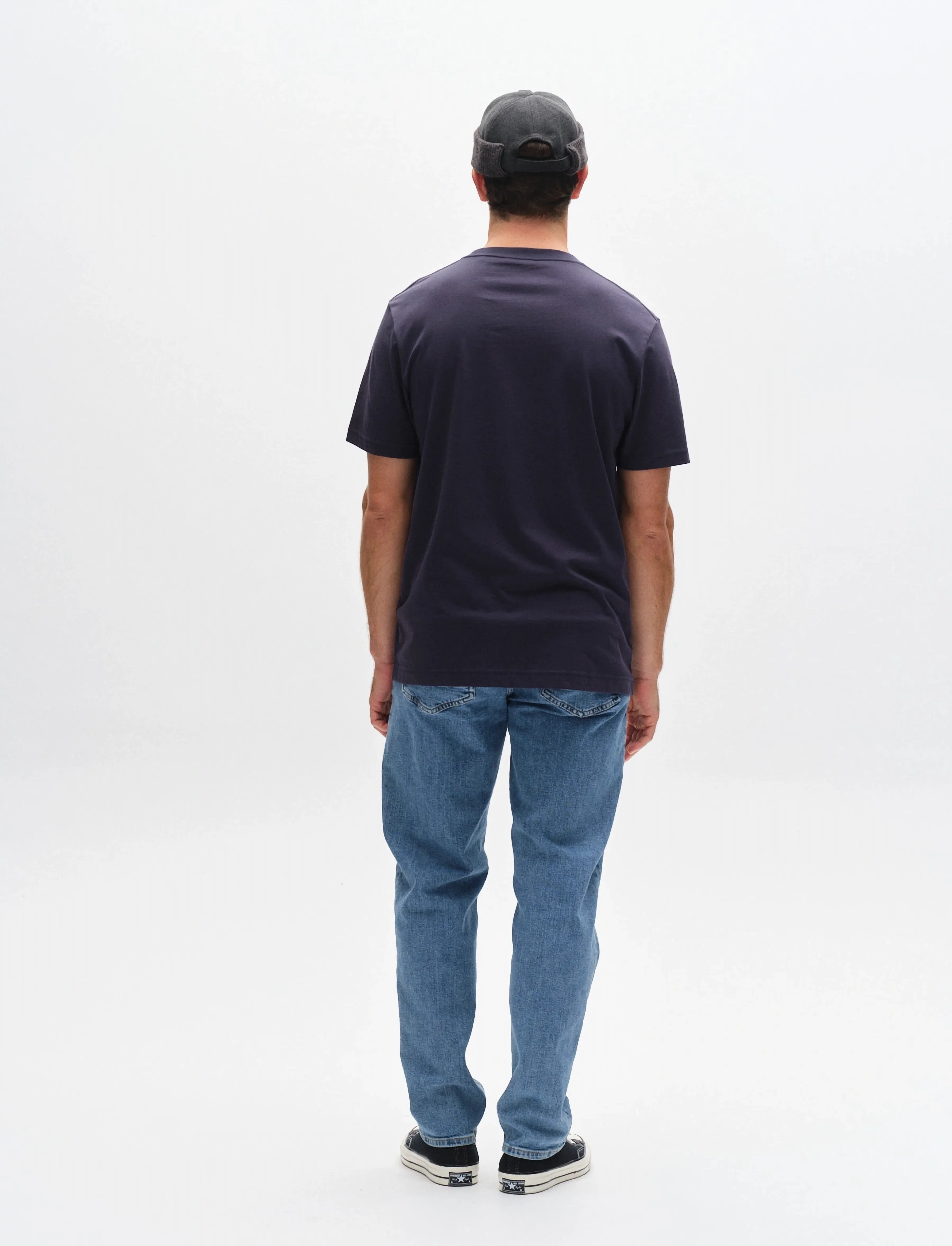 Gabba - GABdune Logo GOTS SS T-Shirt - short-sleeved t-shirts - total eclipse - 4