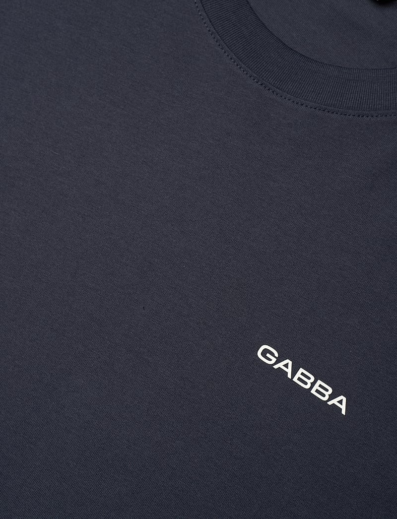 Gabba - GABdune Logo SS GOTS - kortærmede t-shirts - total eclipse - 5