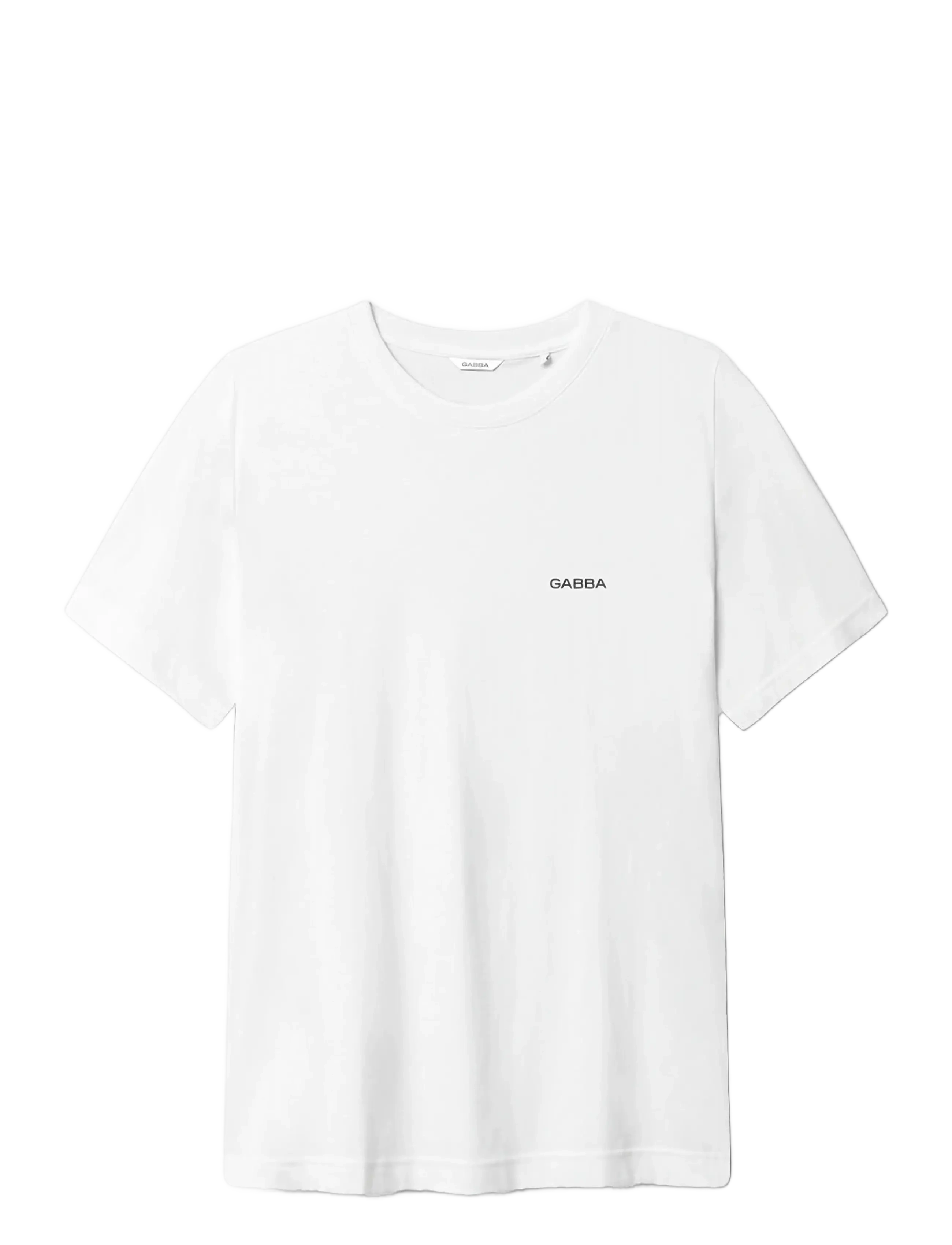 GABBA Gabdune Logo Gots Ss T-Shirt Weiß - S - Herren