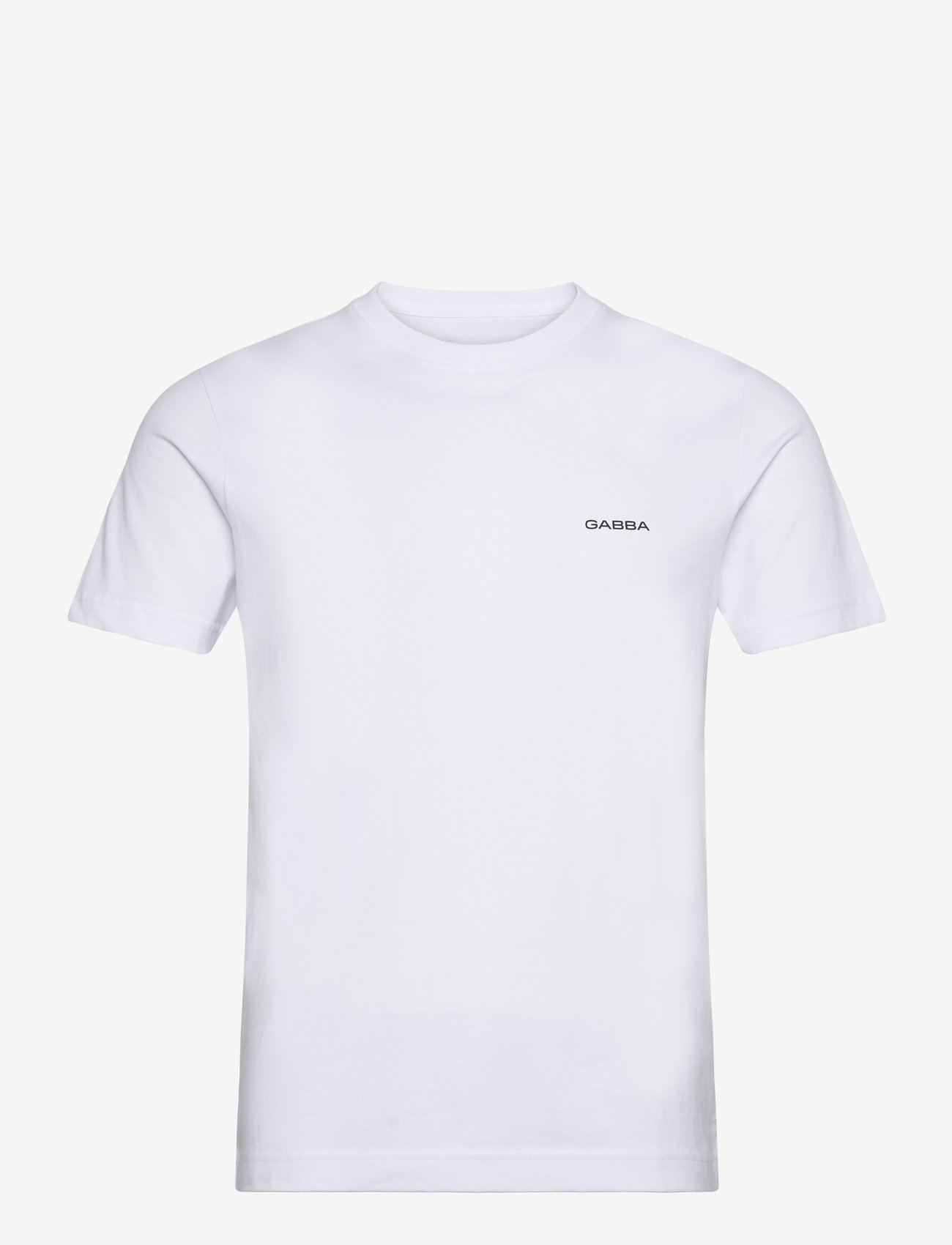 Gabba - GABdune Logo SS GOTS - kortærmede t-shirts - white - 1