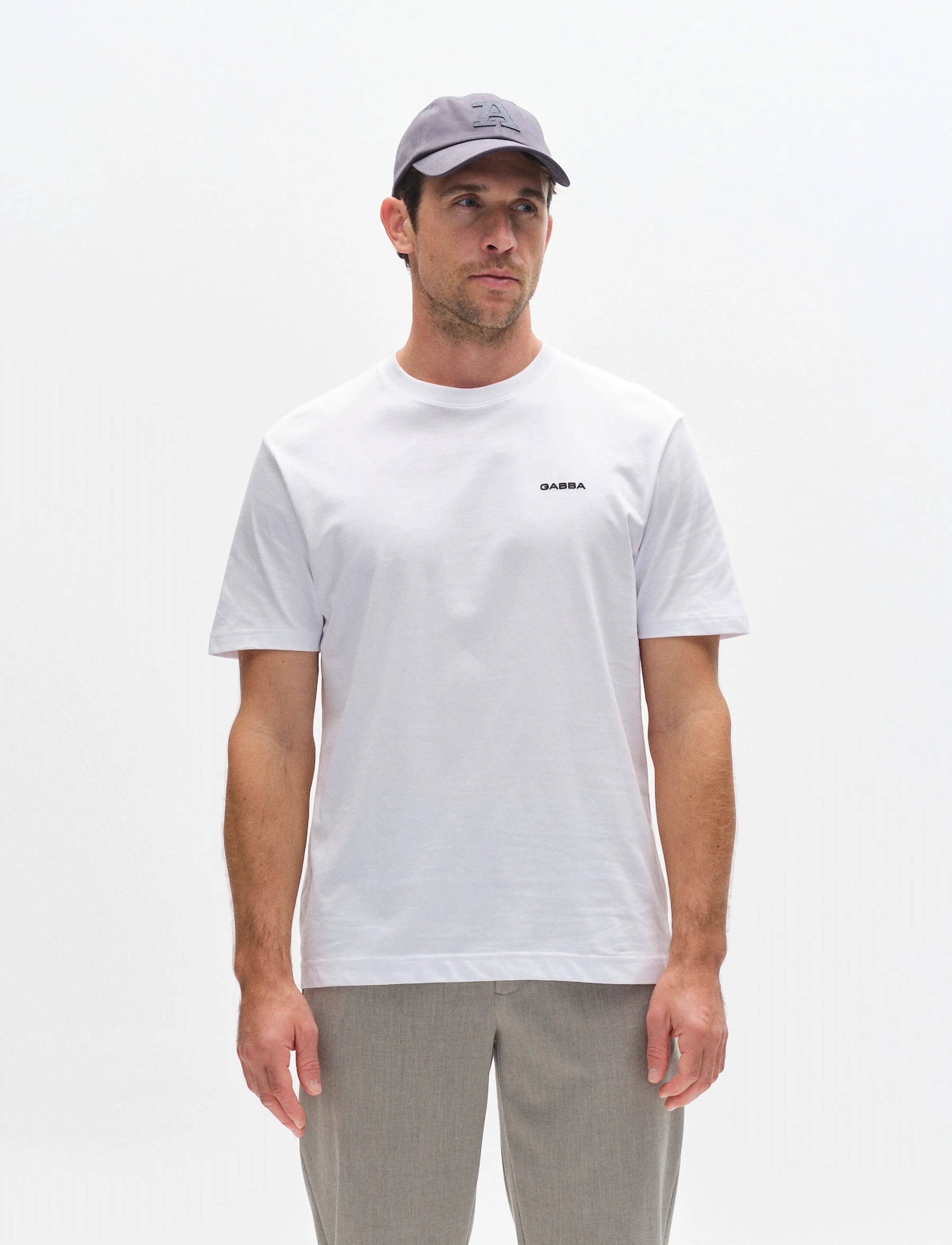 Gabba GABdune Logo SS GOTS - Clothing - WHITE / white