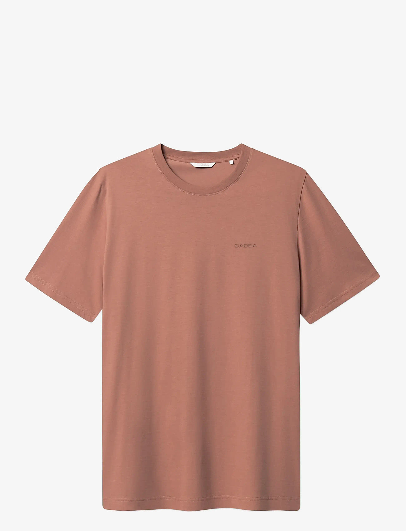 Gabba - GABdune Logo SS GOTS - kortærmede t-shirts - wood pink - 1