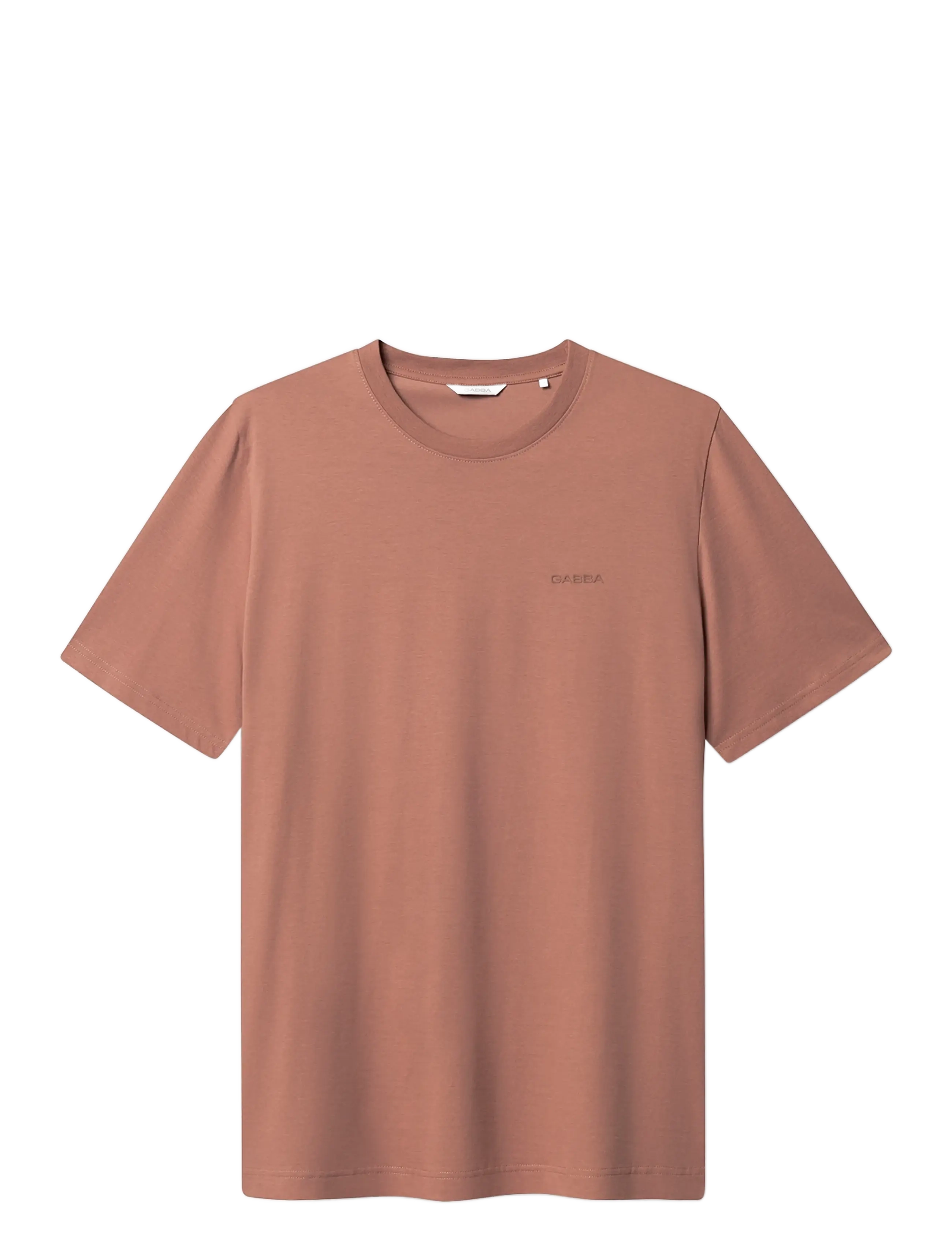 Gabba Dune Logo SS GOTS - T-shirts - WOOD PINK / pink/rose