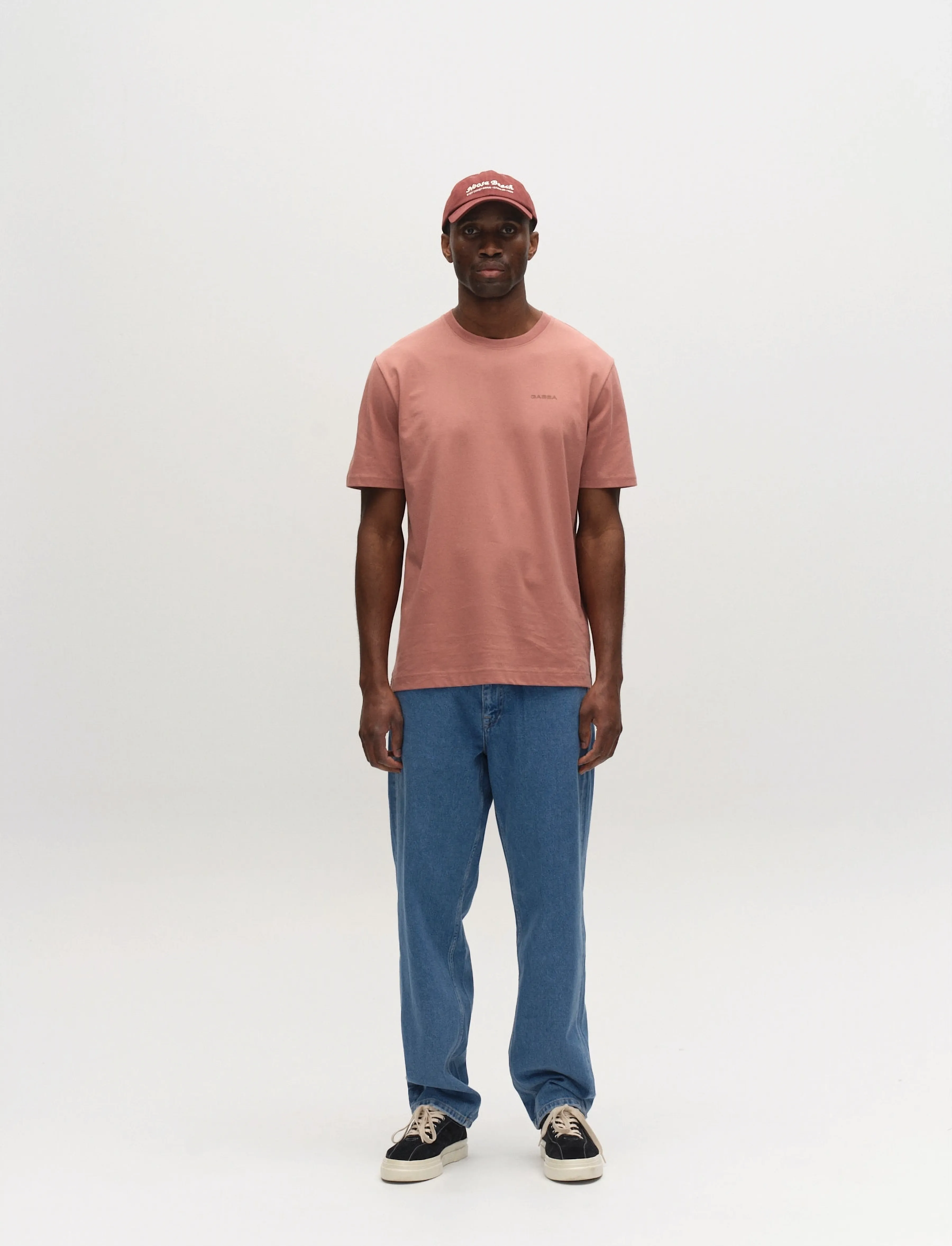 Gabba - GABdune Logo GOTS SS T-Shirt - stutterma bolir - wood pink - 3