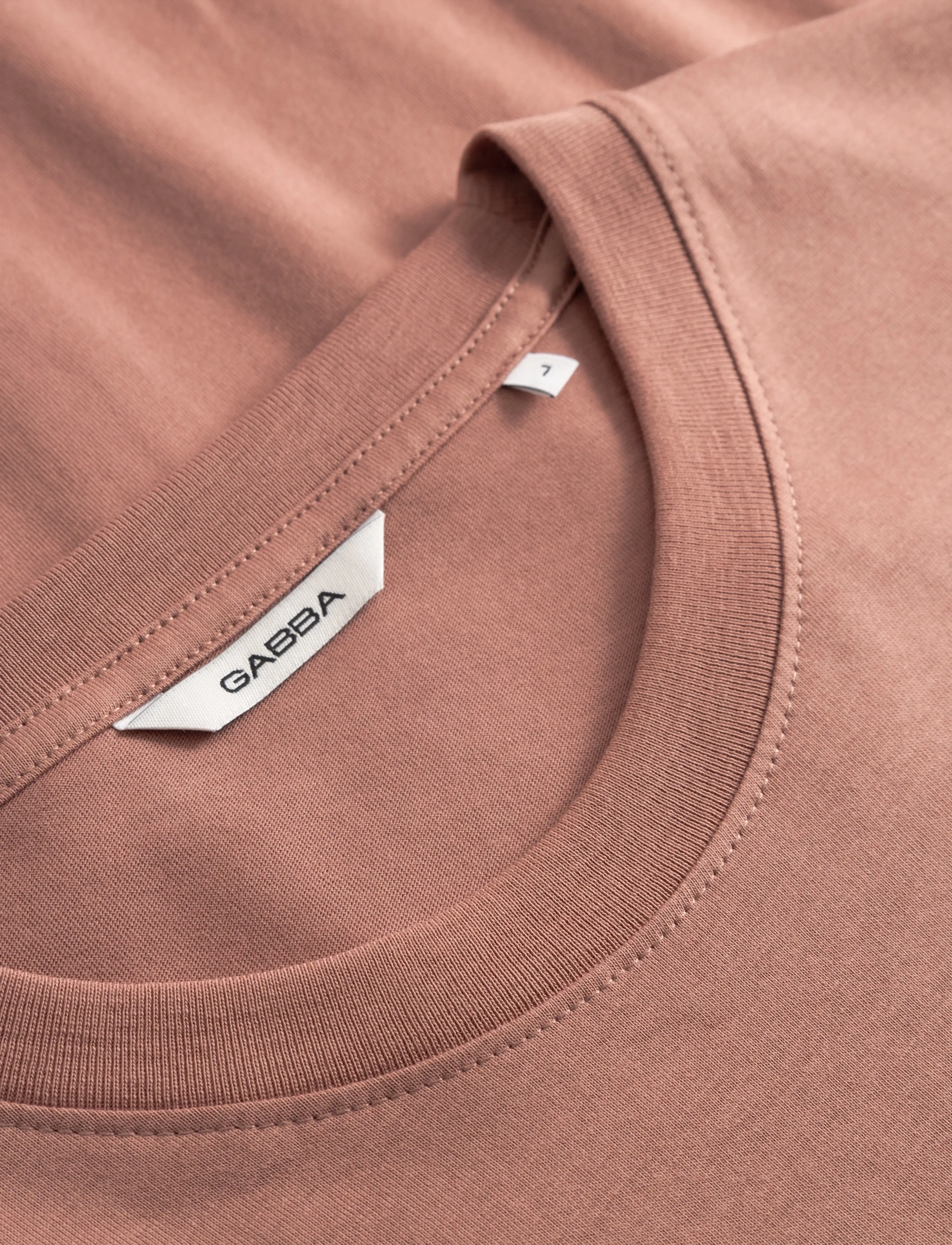 Gabba - GABdune Logo GOTS SS T-Shirt - stutterma bolir - wood pink - 5