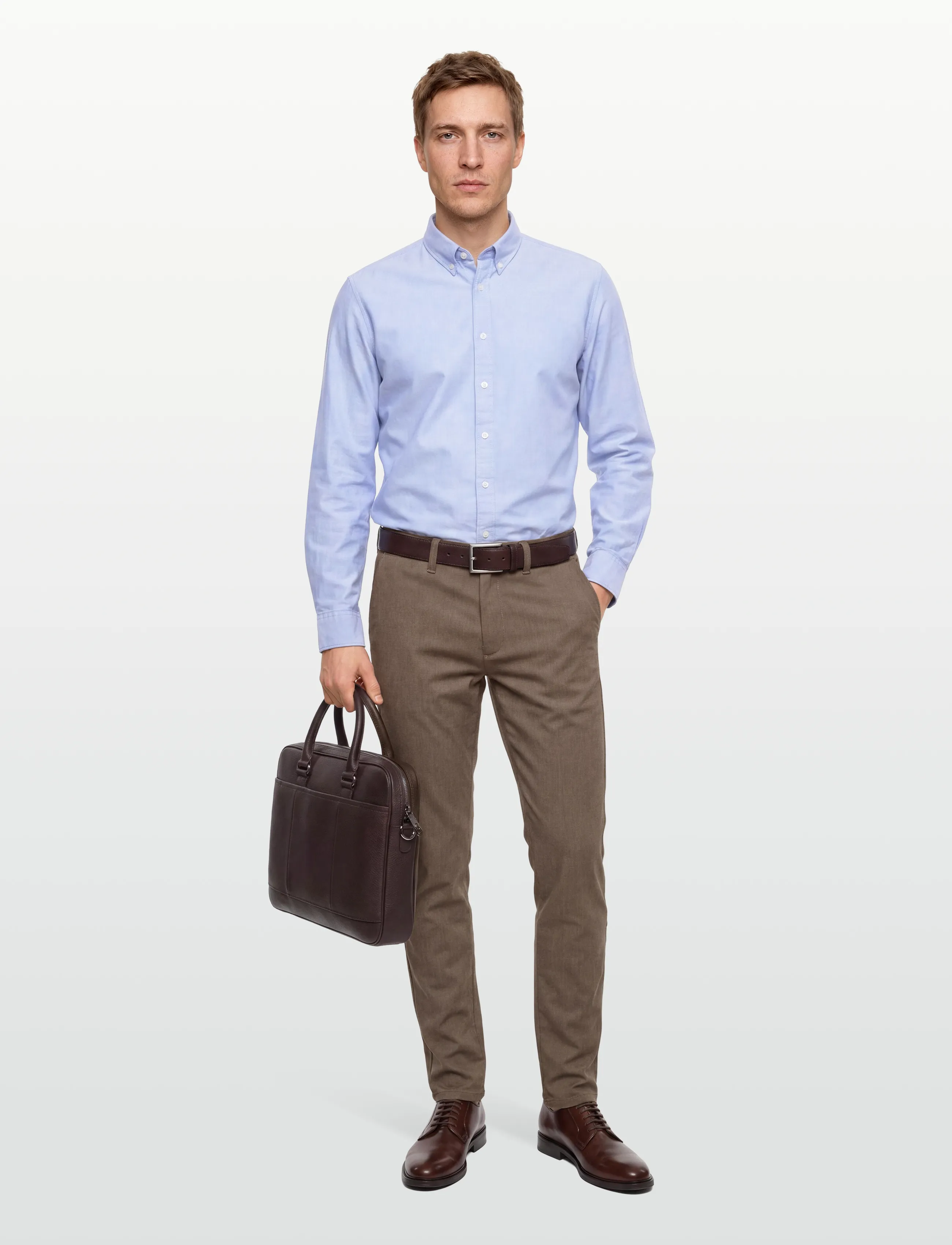 Gabba Paul Domo, 31 x 32, Trousers, Braun - Casual, Männerswear