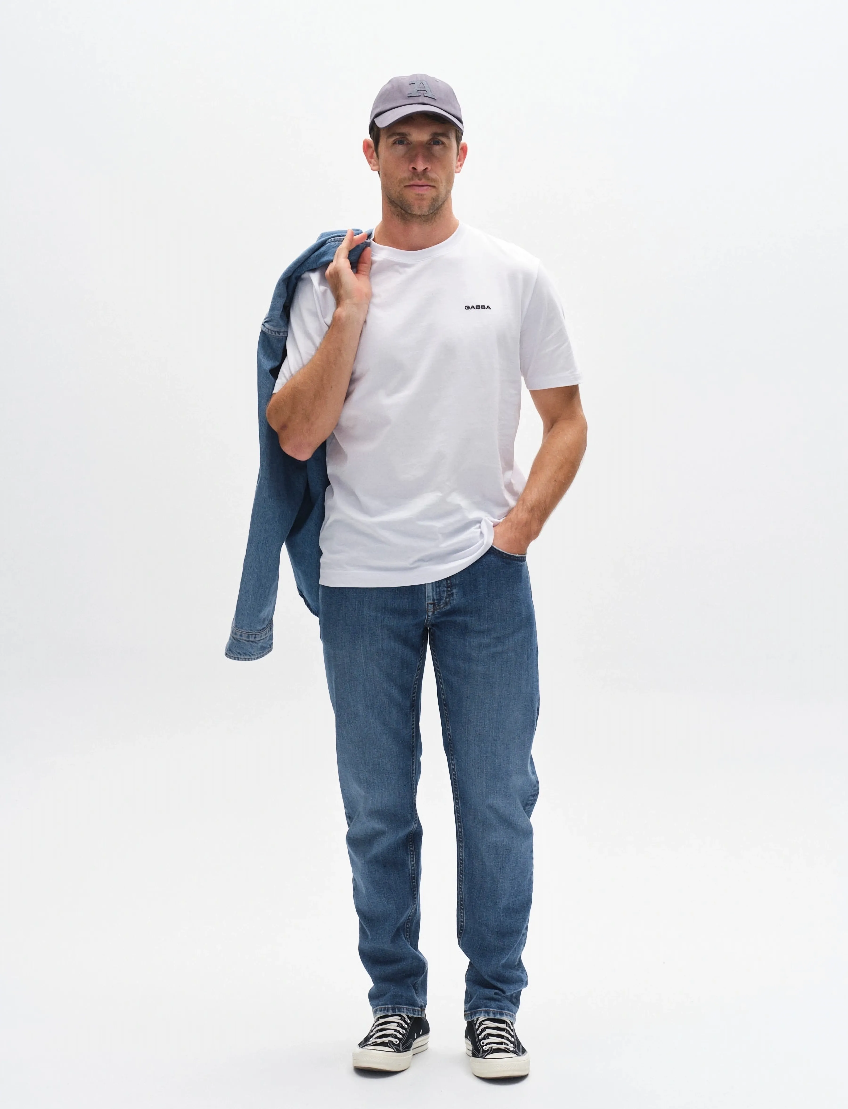 Gabba - GABmarc F1010 - housut & farkut - dark blue denim - 3