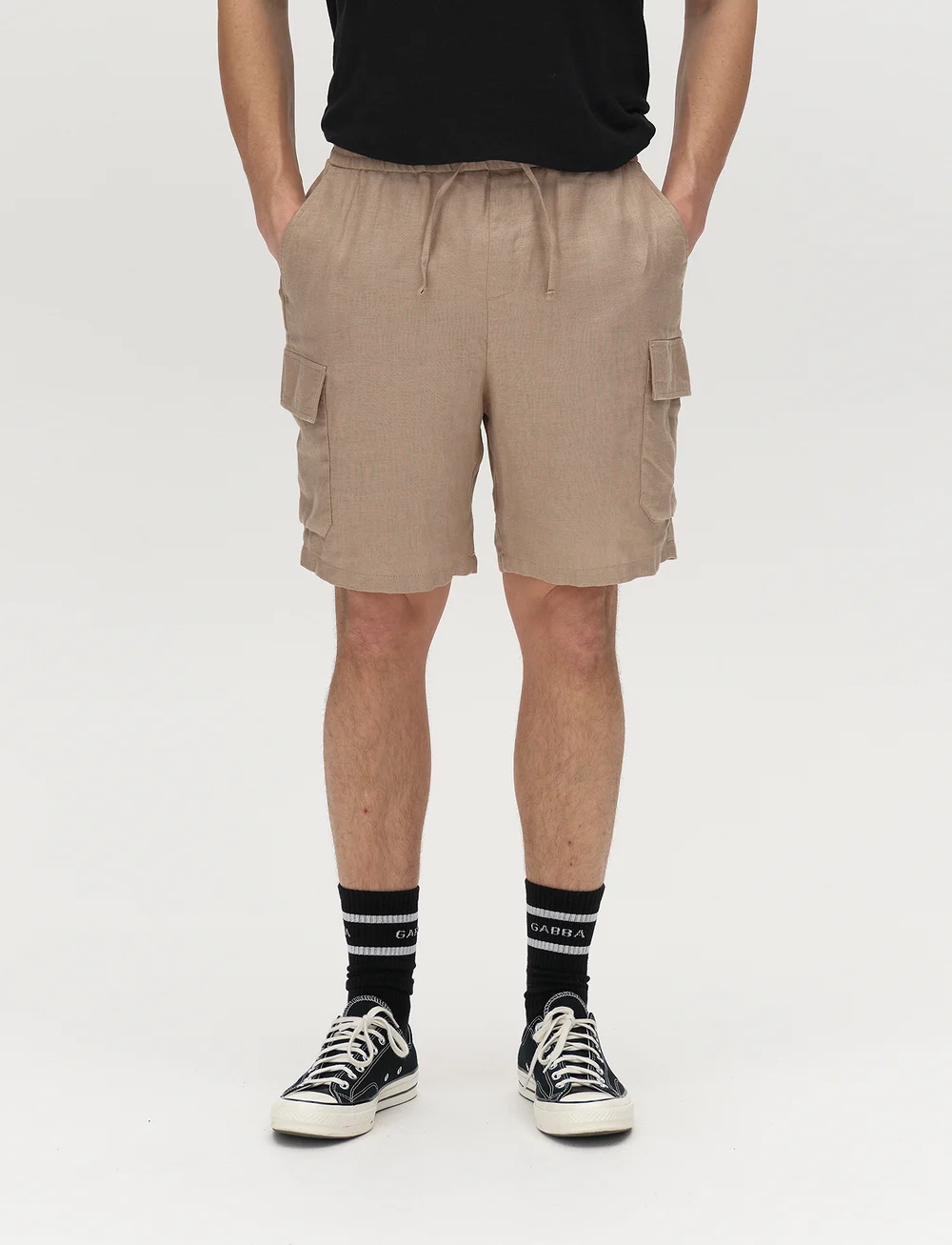 Gabba - Azore Kos Shorts - hørshorts - coriander - 3