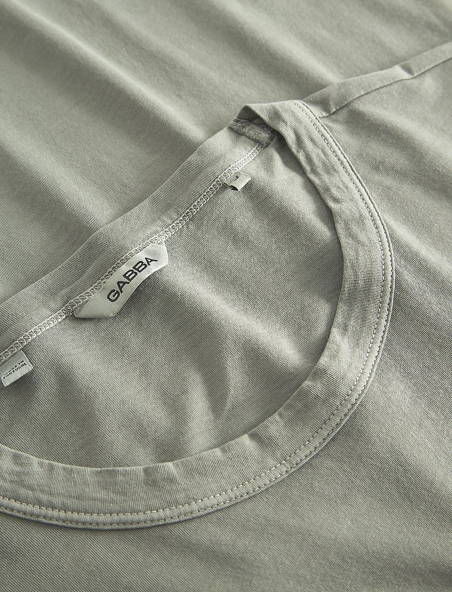 Gabba - Lagos SS - kortärmade t-shirts - green sea - 4