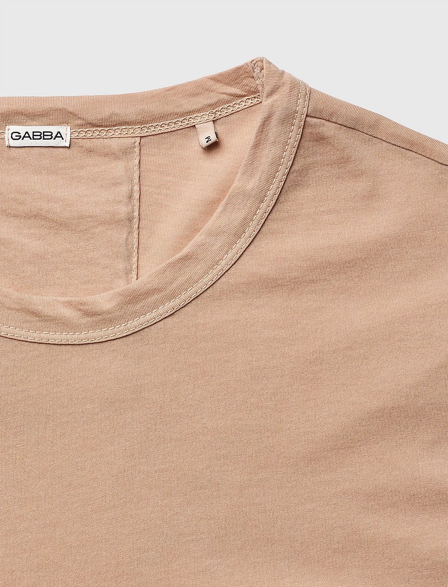 Gabba - Lagos SS - kurzärmelige t-shirts - safari - 2