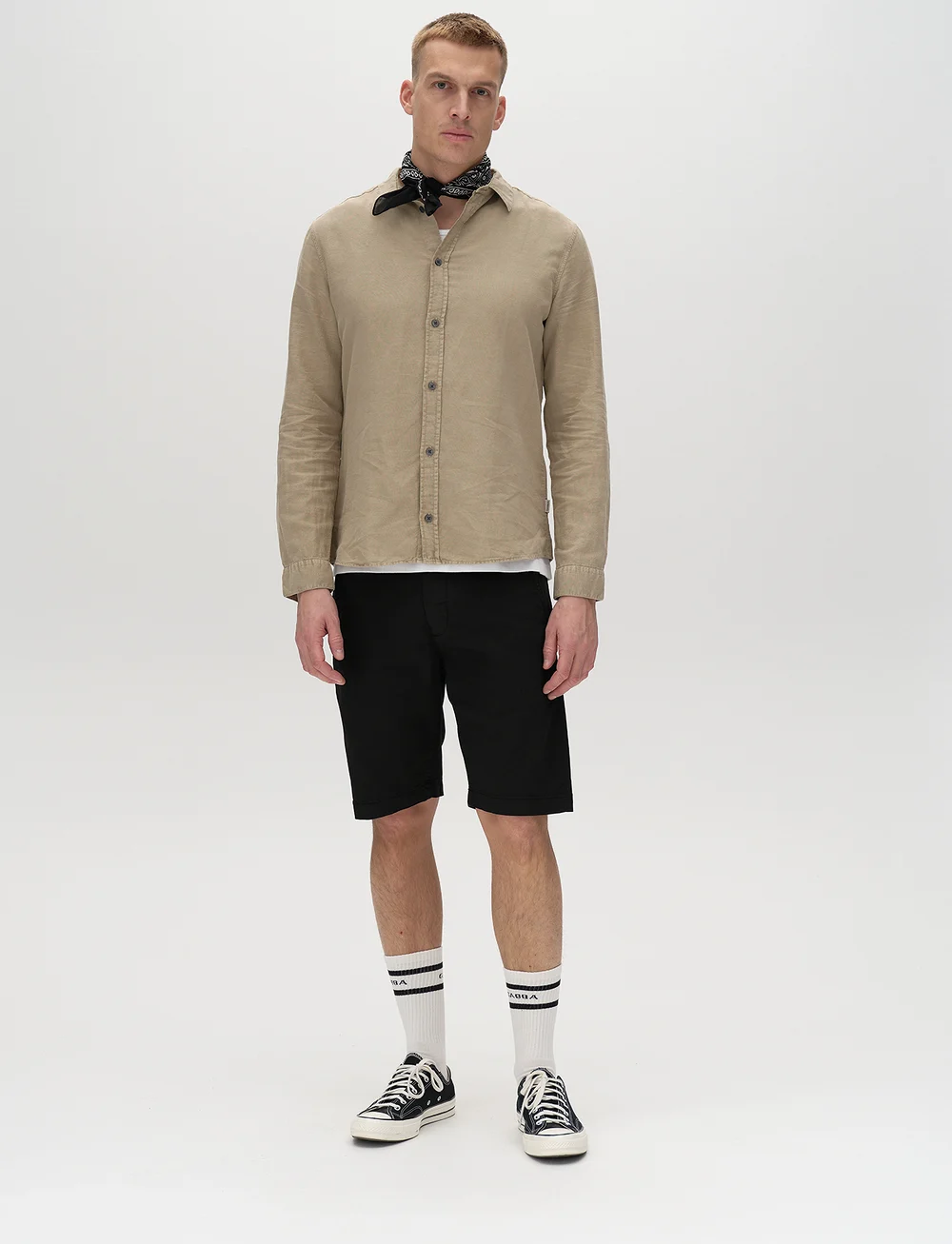 Gabba - GABjet K3280 Dale Shorts - hørshorts - black - 0