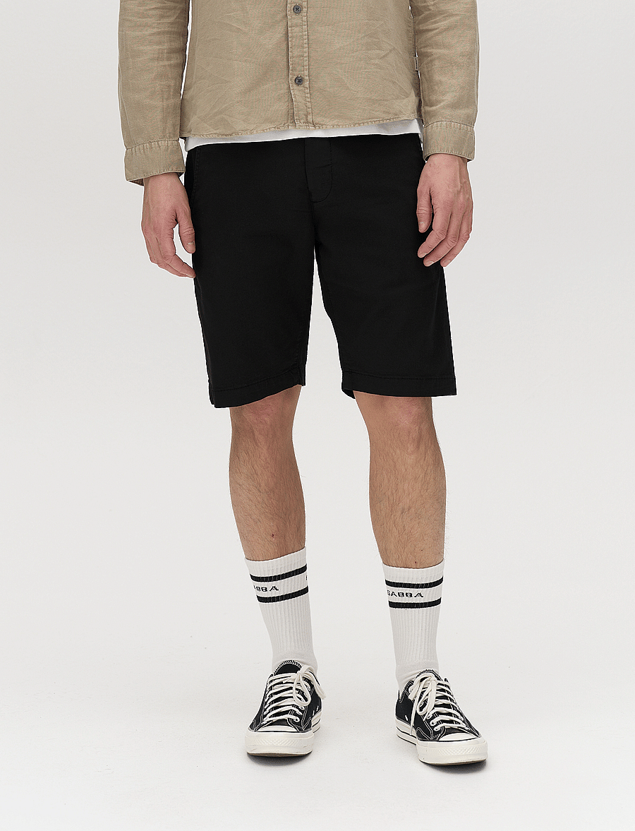 Gabba - Jet K3280 Dale Shorts - linased lühikesed püksid - black - 3