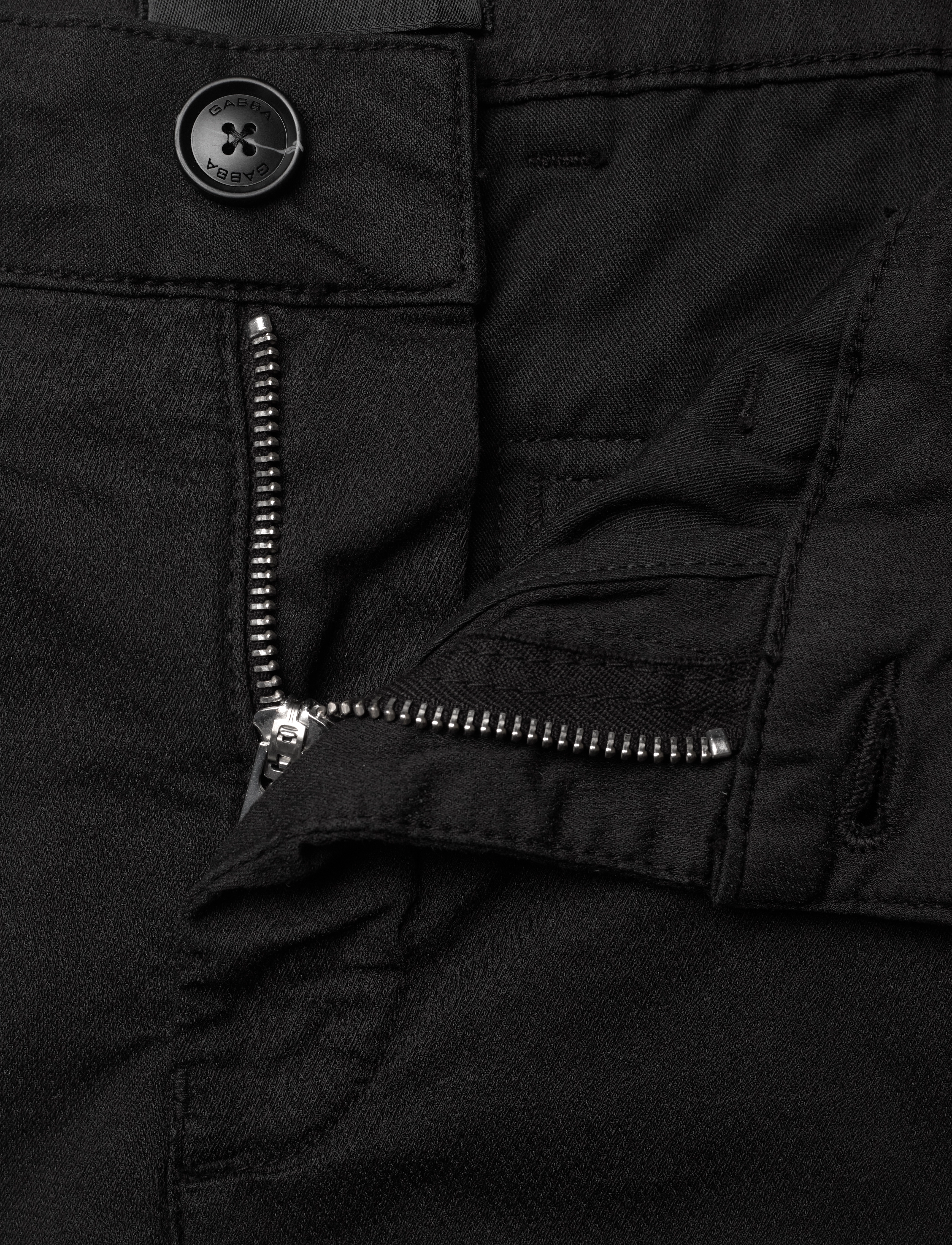 Gabba - Jet K3280 Dale Shorts - hørshorts - black - 3