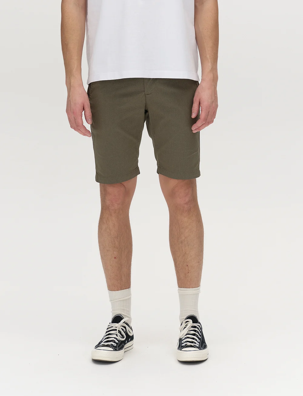 Gabba - GABjet K3280 Dale Shorts - szorty lniane - deep lichen green - 0