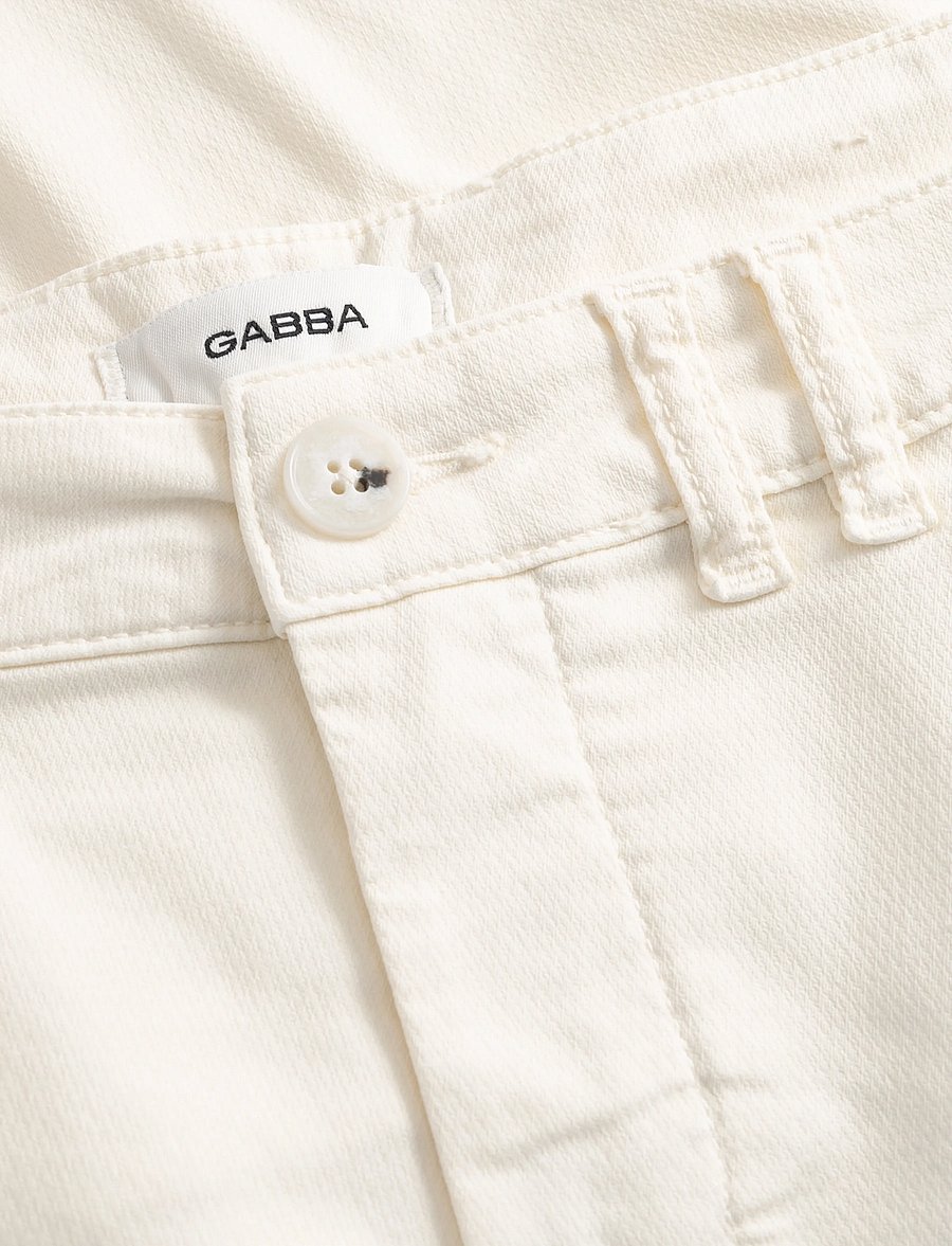 Gabba - Jet K3280 Dale Shorts - linneshorts - white - 5