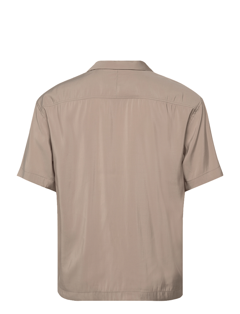Gabba - Jens Over Resort Yari SS - kortärmade skjortor - sand greige - 2