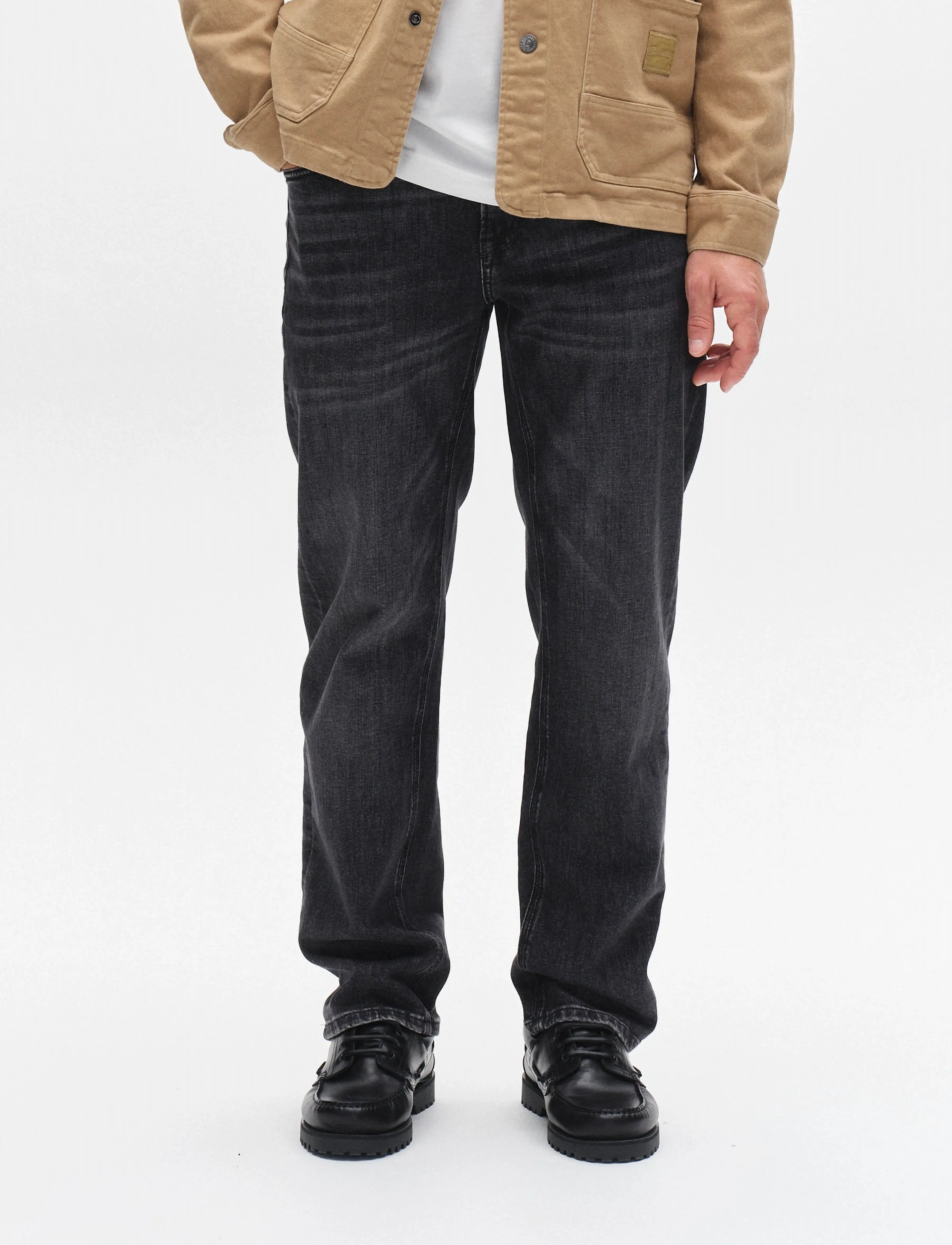 Gabba GABmax F1011 - Slim fit jeans - BLACK DENIM / grey