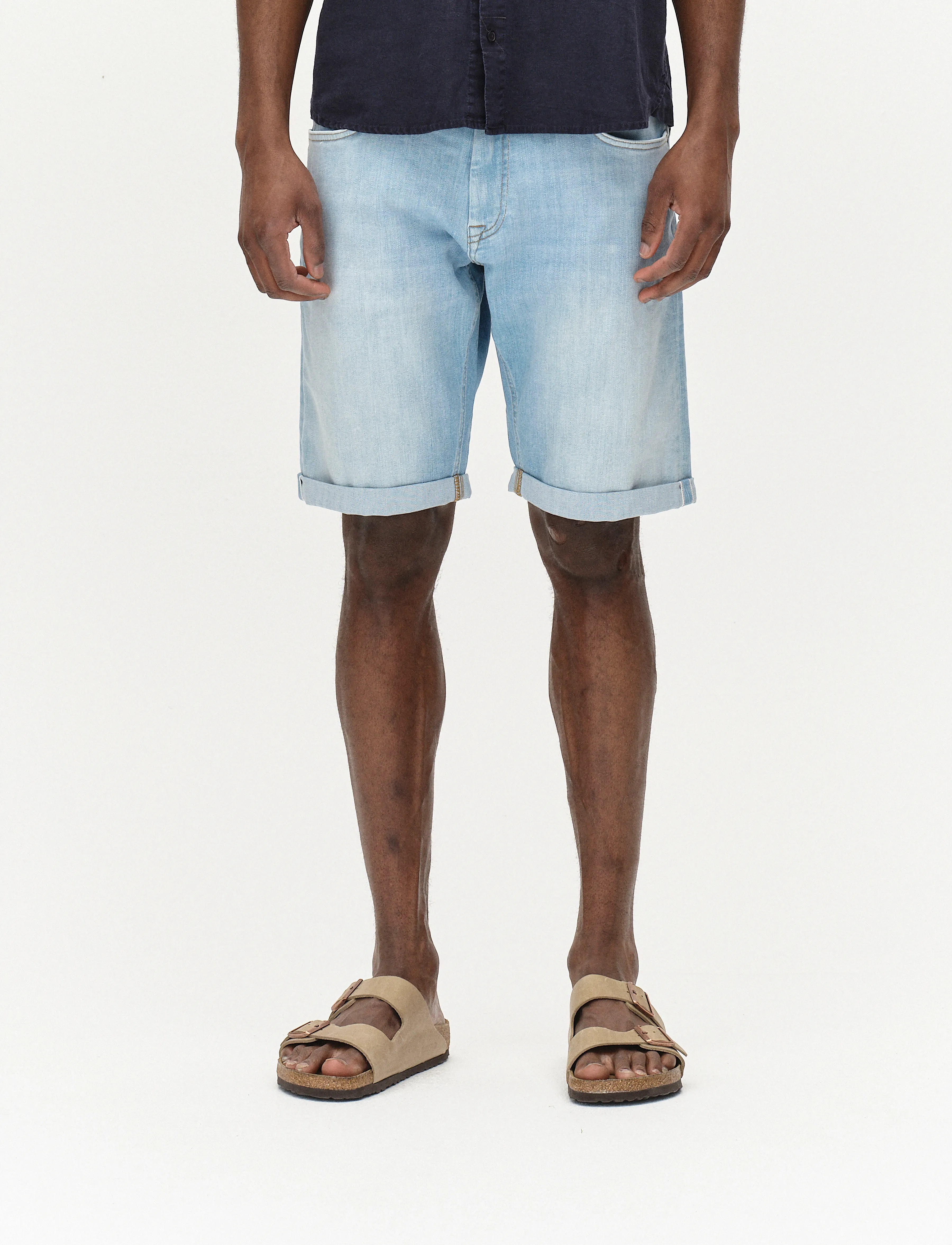 Gabba - Markus Selvedge Shorts Limited - short en jean - lt. blue denim - 3