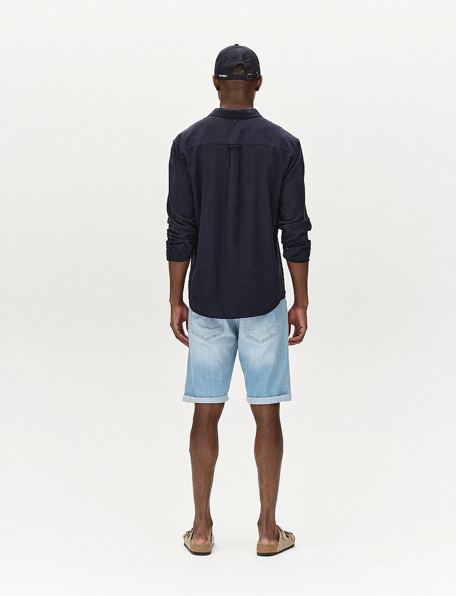 Gabba - Markus Selvedge Shorts Limited - short en jean - lt. blue denim - 4