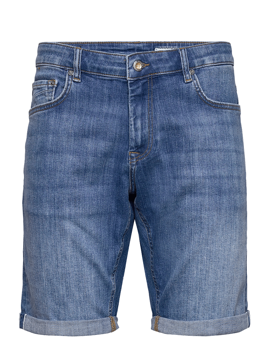 Gabba - Markus Selvedge Shorts Limited - short en jean - mid blue denim - 1