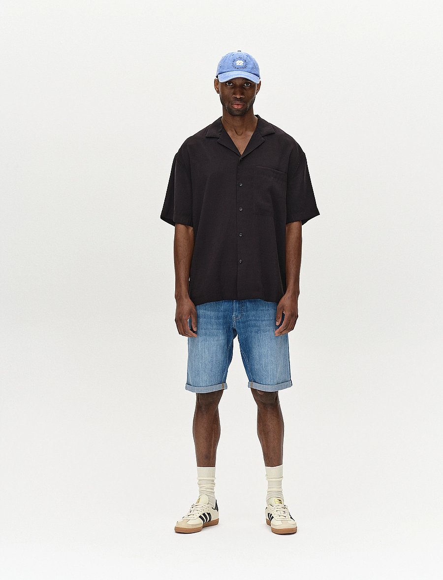 Gabba - Markus Selvedge Shorts Limited - short en jean - mid blue denim - 3