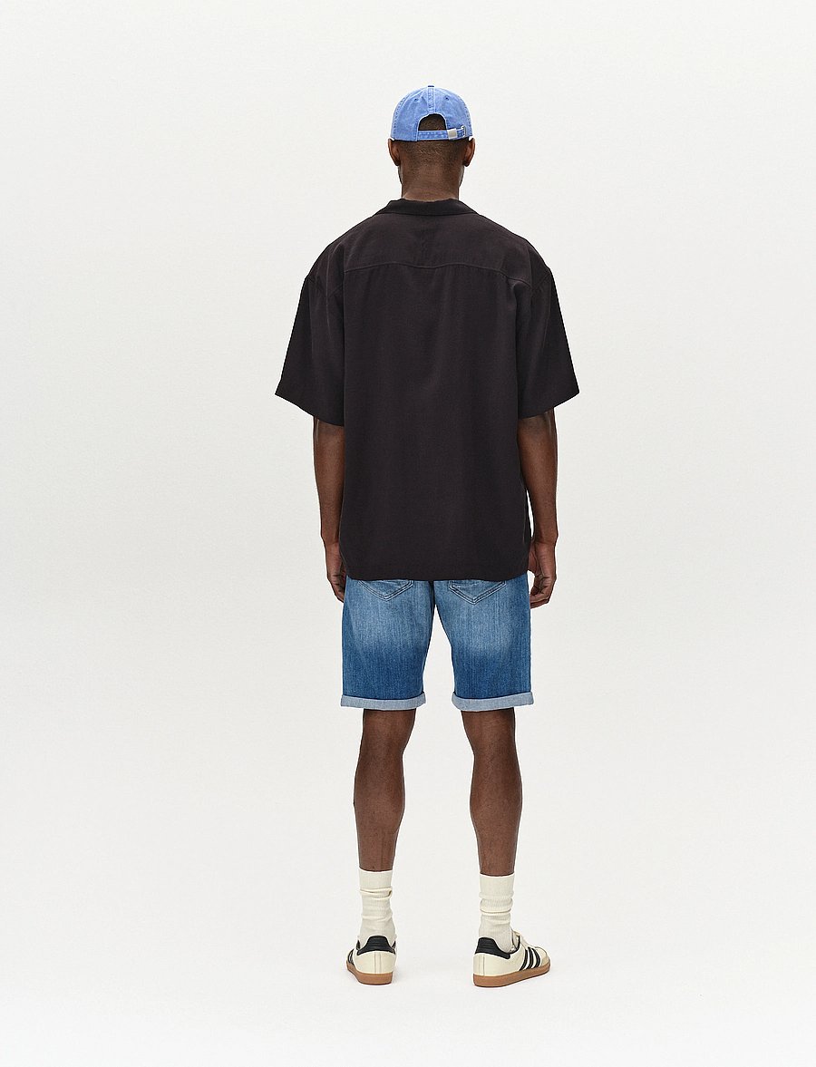 Gabba - Markus Selvedge Shorts Limited - short en jean - mid blue denim - 4