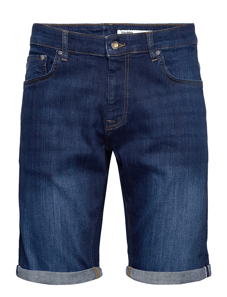 Gabba - Markus Selvedge Shorts Limited - gallastuttbuxur - dark blue denim - 1