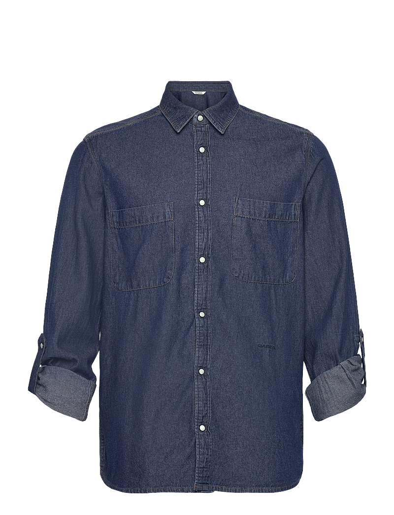 Gabba - Sven Reg Denim LS - jeanshemden - dark blue denim - 3