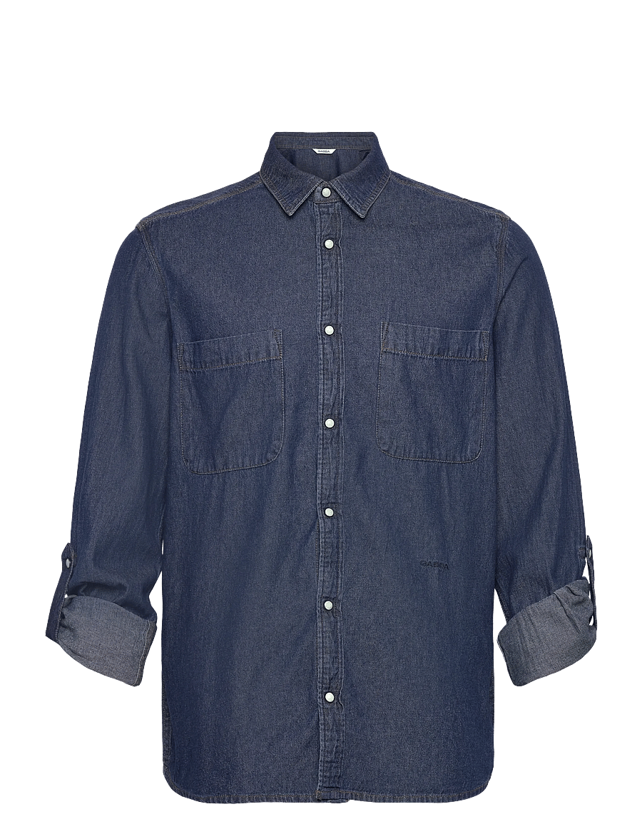 Gabba - Sven Reg Denim LS - chemises en jean - dark blue denim - 3
