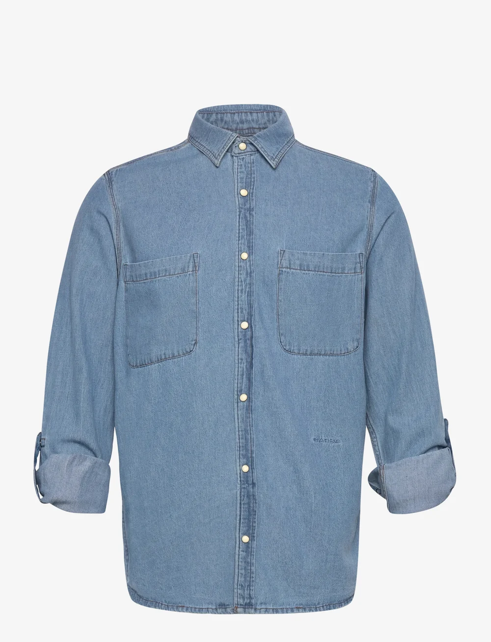 Gabba - Sven Reg Denim LS - denimskjorter - lt. blue denim - 3